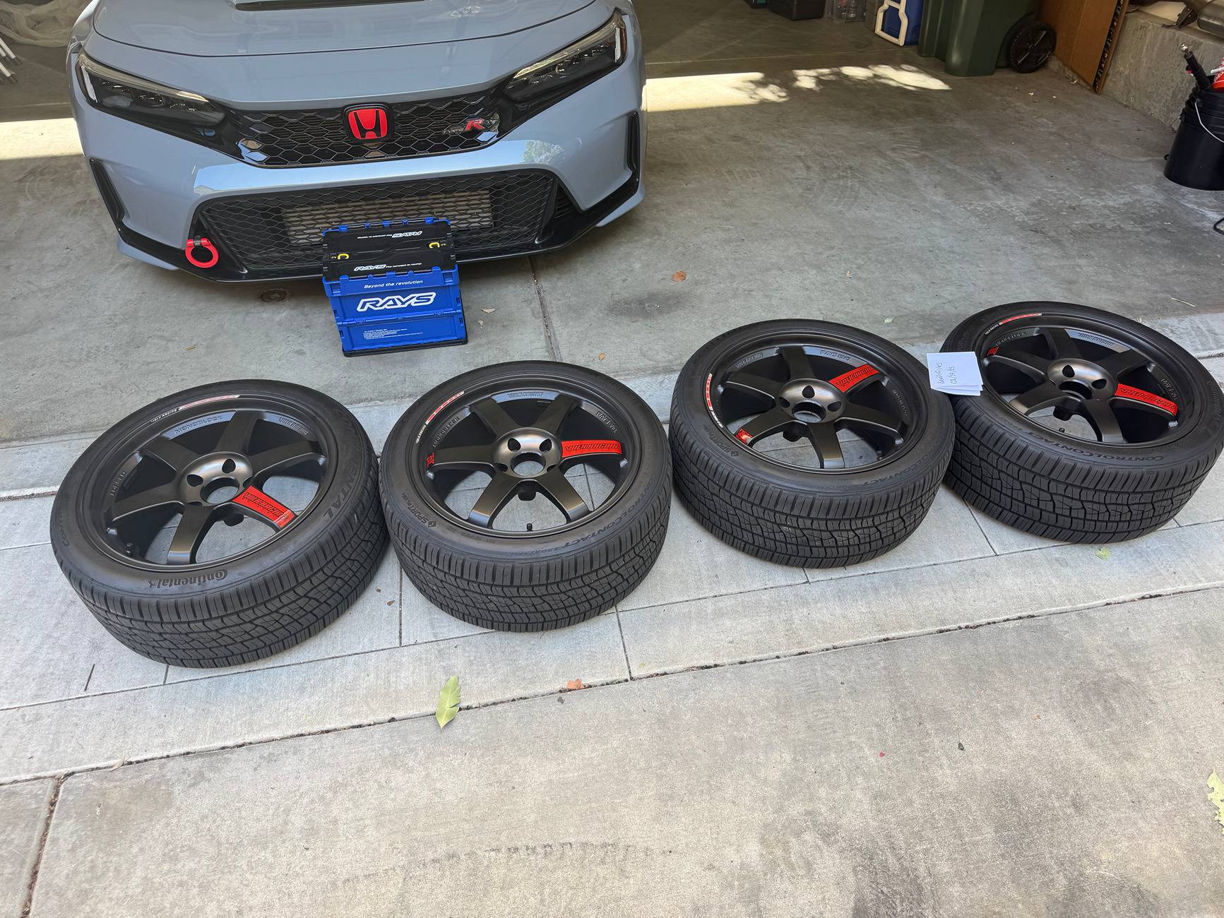 11th Gen Honda Civic FS - Volk Racing TE37SL Black Edition III Wheels (Set) - 18x9.5 / 5x120 / +39 IMG_3269