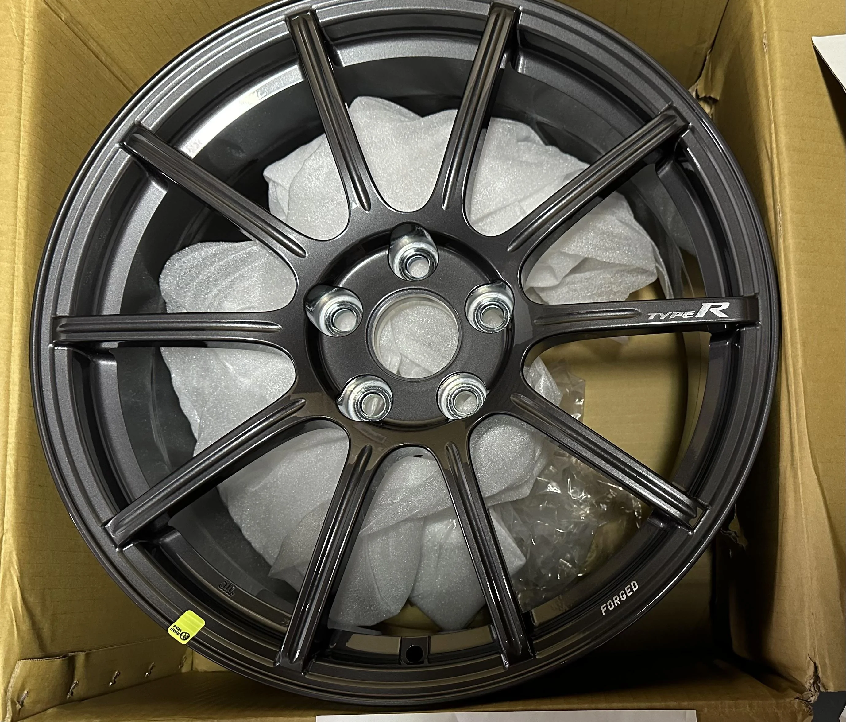 11th Gen Honda Civic TE-37 saga SL white 18” IMG_3302