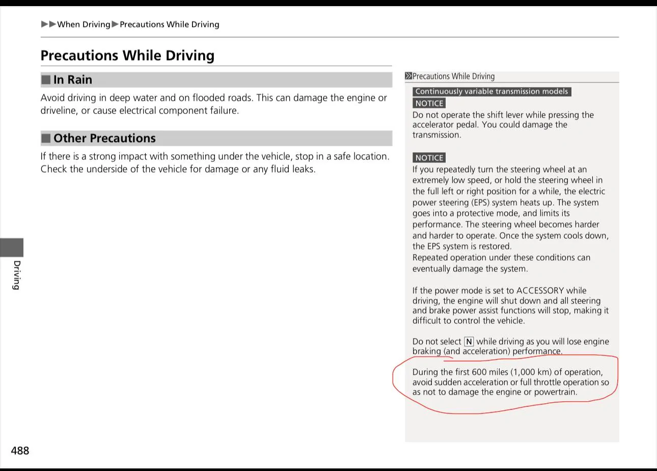 11th Gen Honda Civic New FL5 Break-In Period - Looking for Honda's Prescription IMG_3484