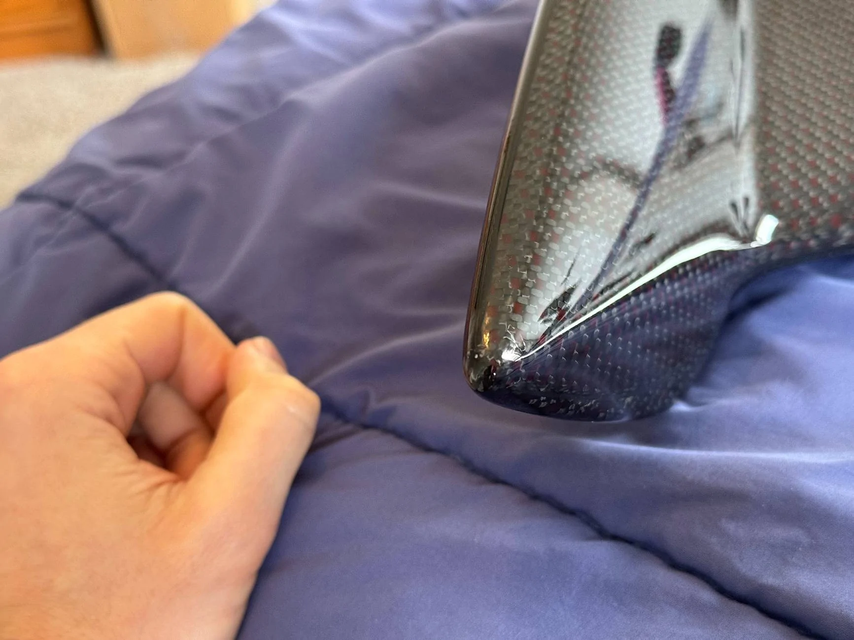 11th Gen Honda Civic OEM Carbon Wing Clear Coat Chip- Fix w/ Clear touch up? IMG_3559