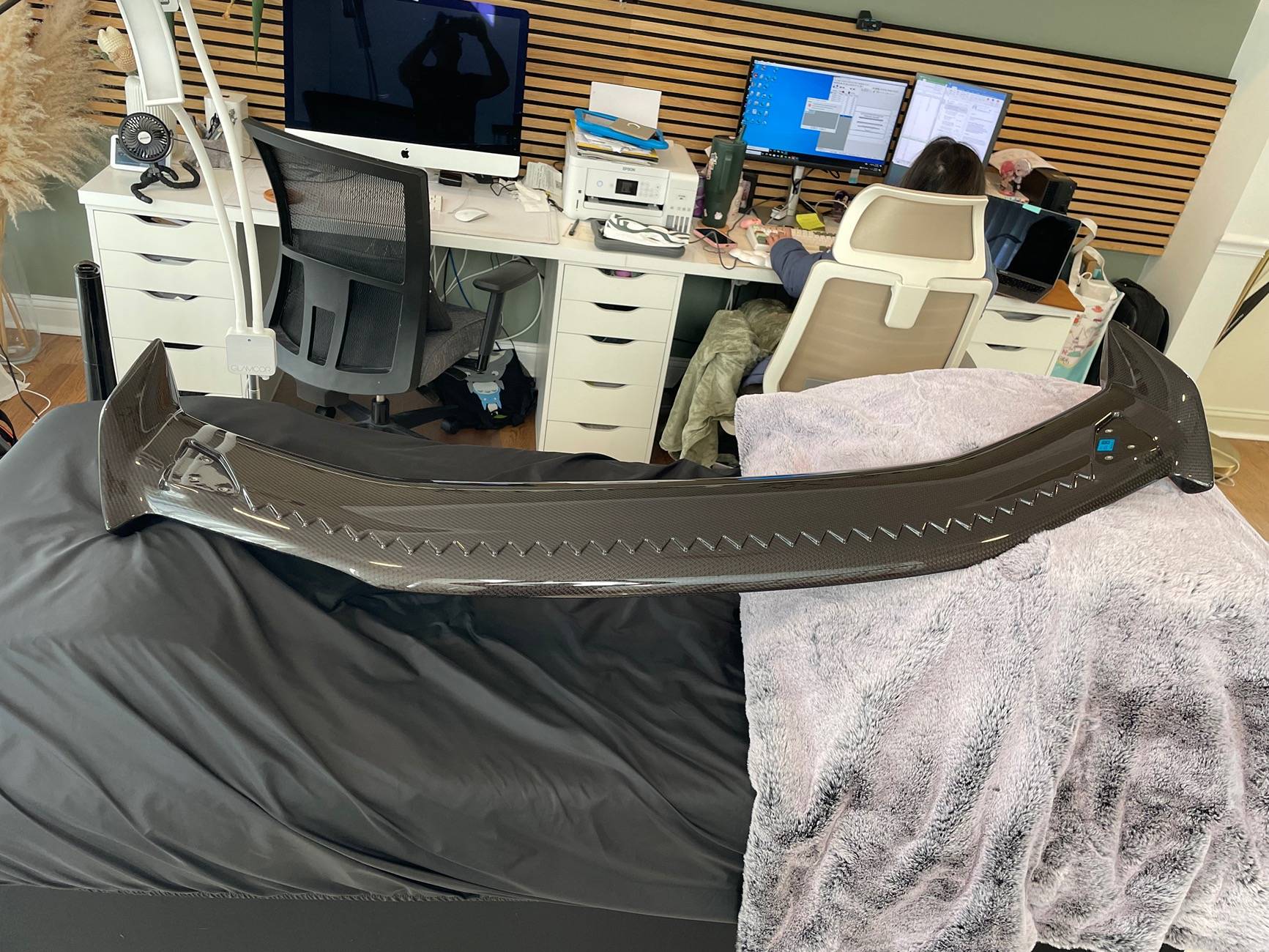 11th Gen Honda Civic OEM CF FL5 Rear Wing Part# 08F02-T60-100 IMG_3628