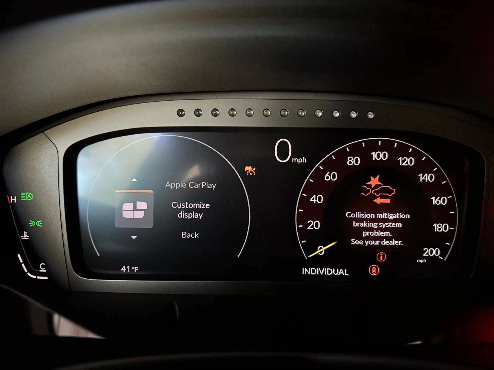 11th Gen Honda Civic Turned off traction control in +R mode and now I have messages to take the car to the dealer? IMG_3781