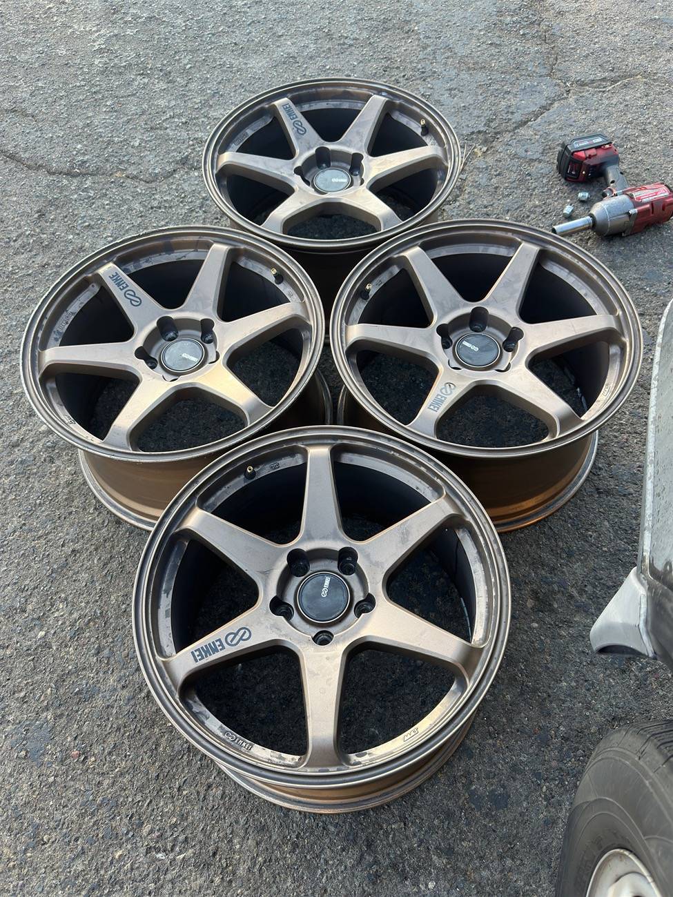 11th Gen Honda Civic Enkei T6R, 18x9.5 +45, 5x120 - $600 IMG_3892