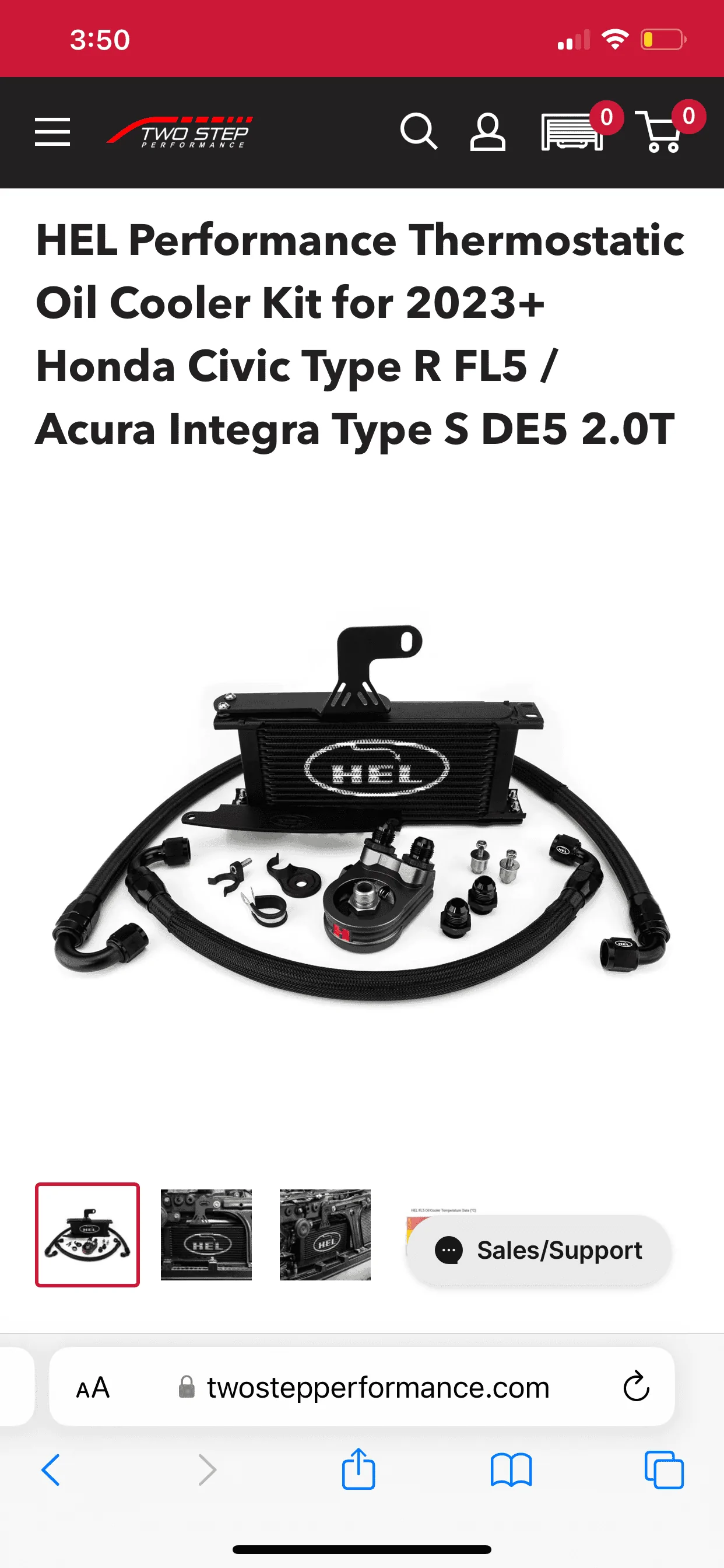 11th Gen Honda Civic SOLD HEL FL5 Type R Oil Cooler IMG_4002