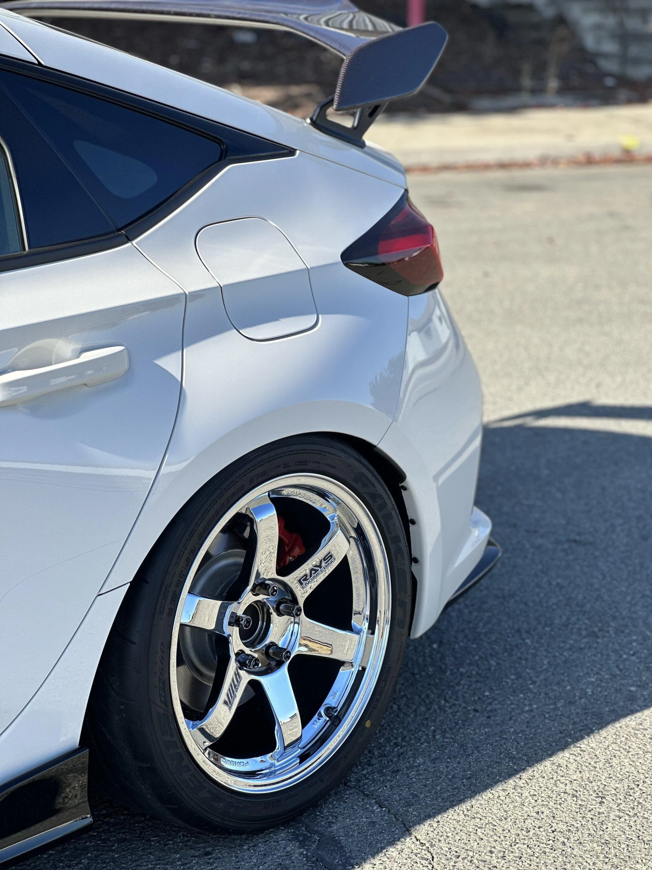 11th Gen Honda Civic Chromed my TE37s for the FL5 IMG_4089