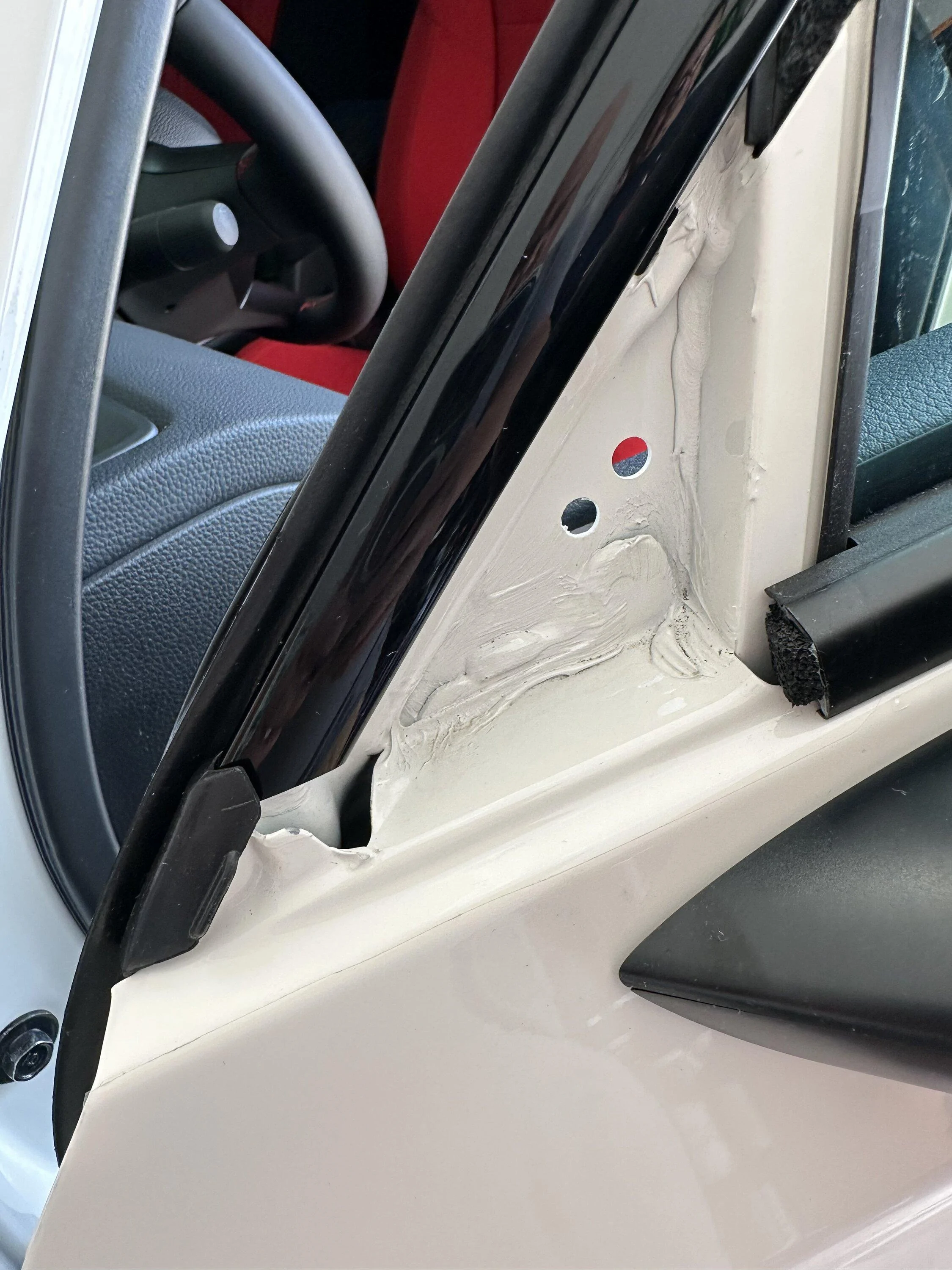 11th Gen Honda Civic 2023 Type R Driver window wind noise IMG_4114