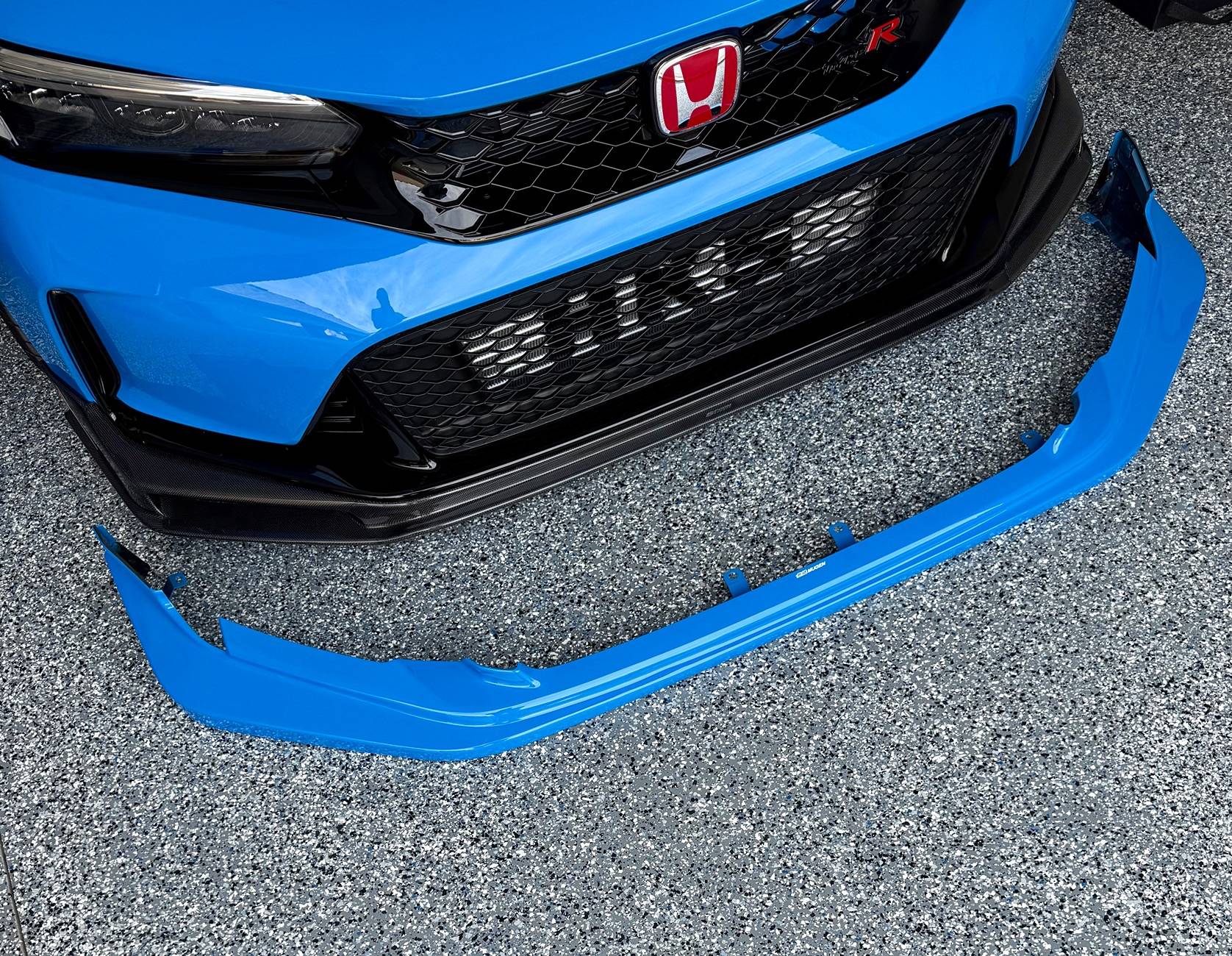 11th Gen Honda Civic FS: FL5 Mugen lip painted boost blue IMG_4119