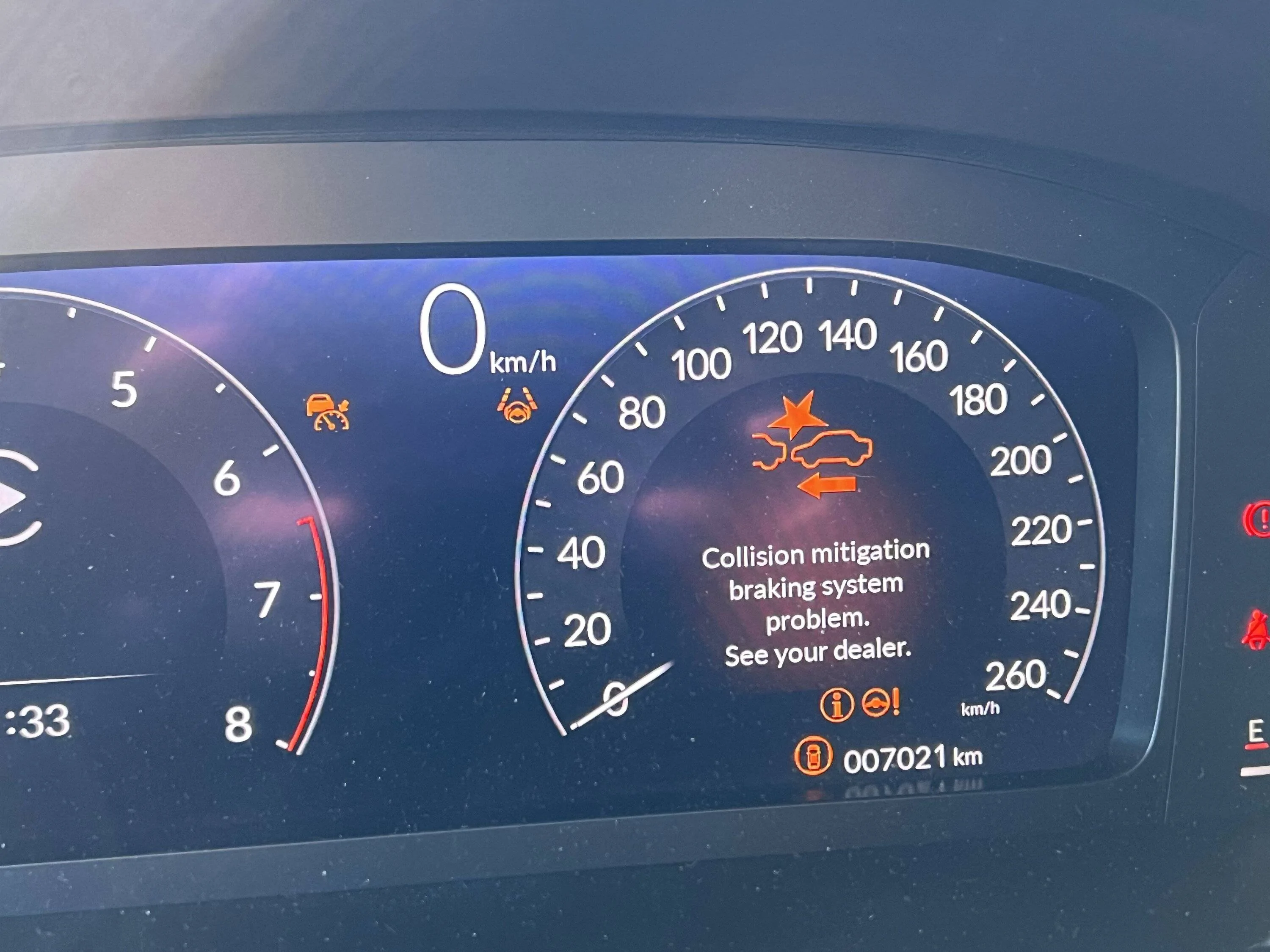 11th Gen Honda Civic 22 Sport Touring Hatch Dash lights lit up like Christmas tree after extreme cold. IMG_4254