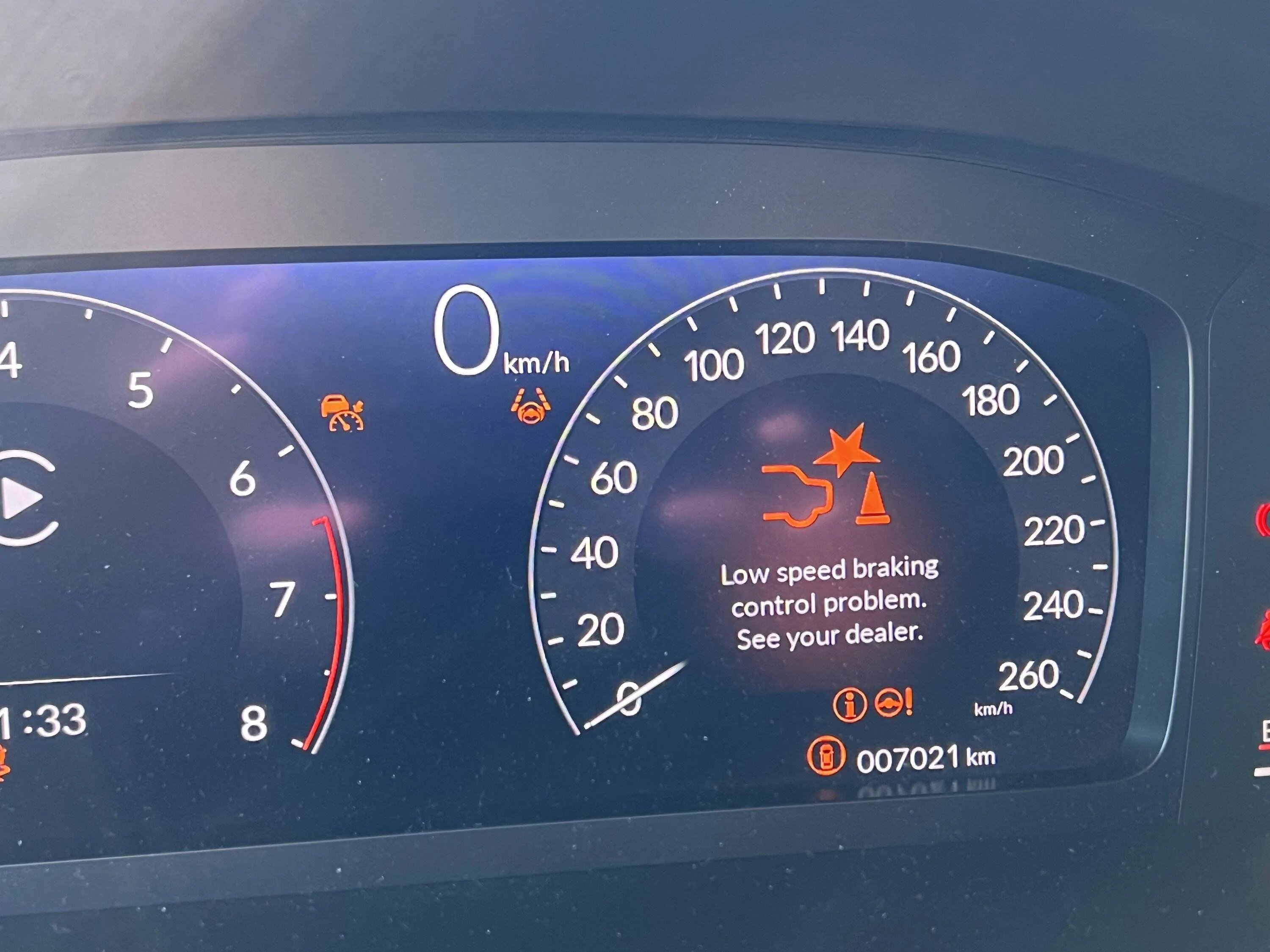 11th Gen Honda Civic 22 Sport Touring Hatch Dash lights lit up like Christmas tree after extreme cold. IMG_4256