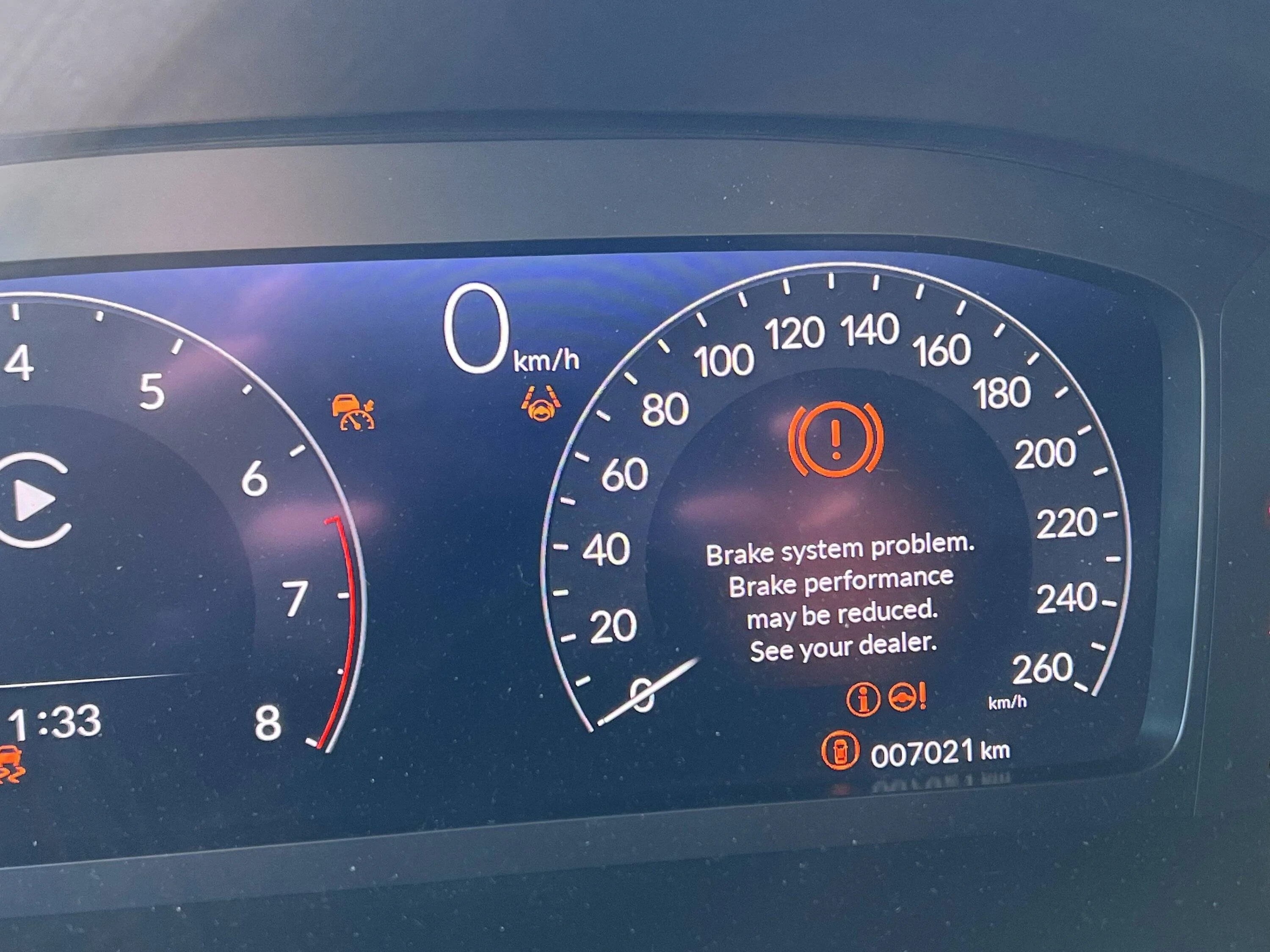 11th Gen Honda Civic 22 Sport Touring Hatch Dash lights lit up like Christmas tree after extreme cold. IMG_4258