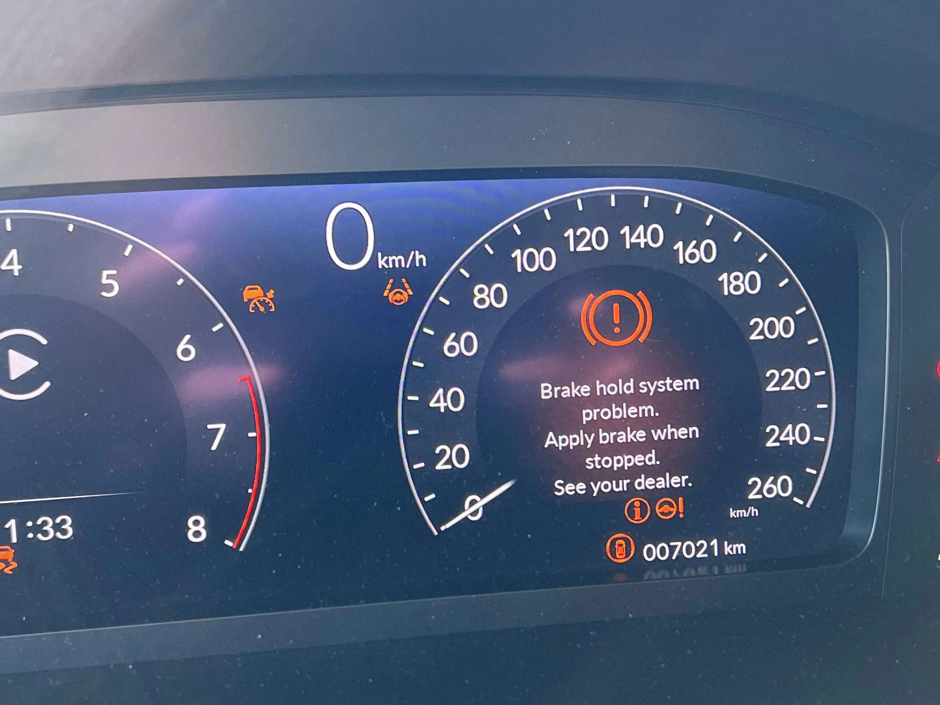 11th Gen Honda Civic 22 Sport Touring Hatch Dash lights lit up like Christmas tree after extreme cold. IMG_4259