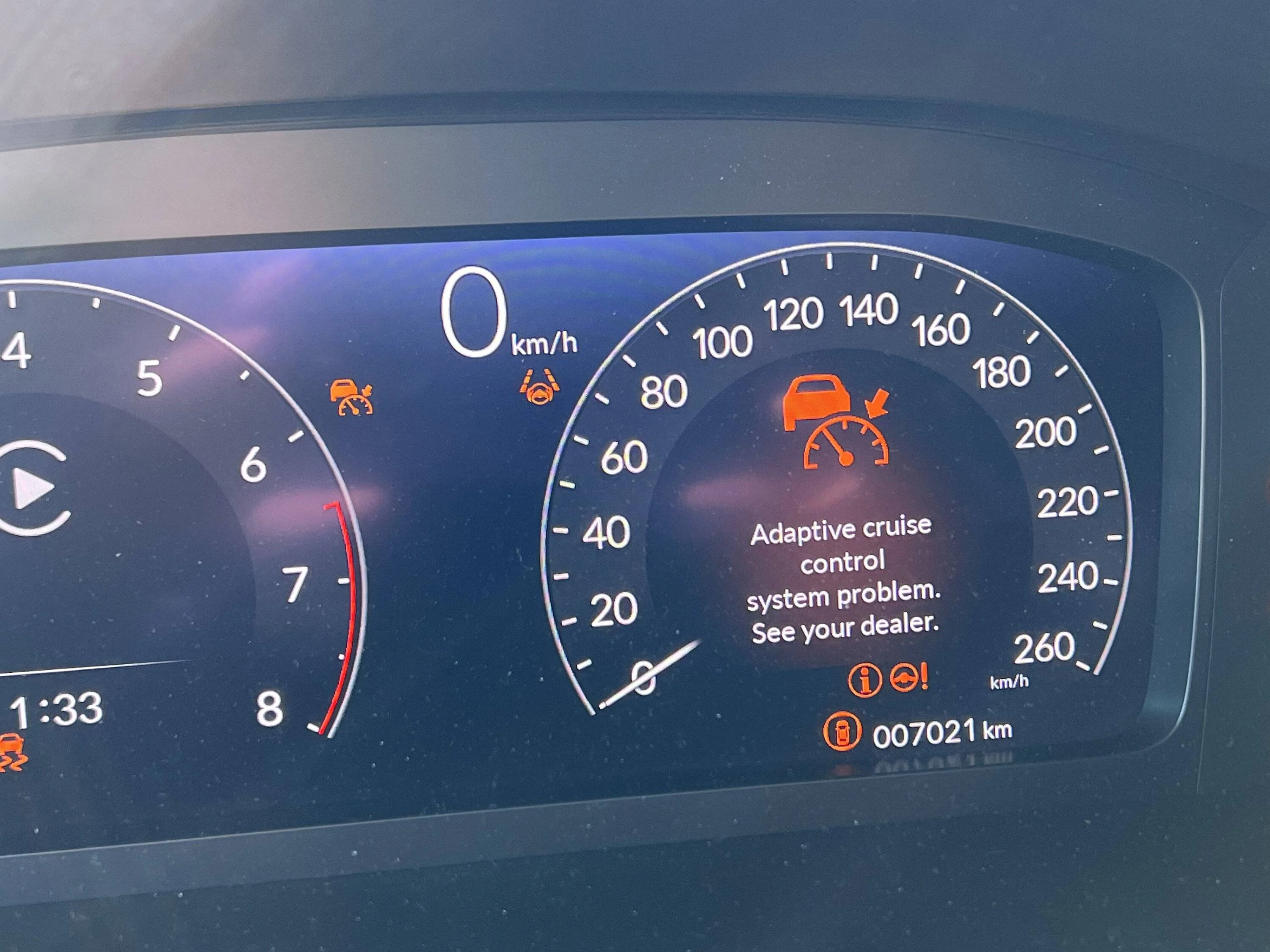 11th Gen Honda Civic 22 Sport Touring Hatch Dash lights lit up like Christmas tree after extreme cold. IMG_4262