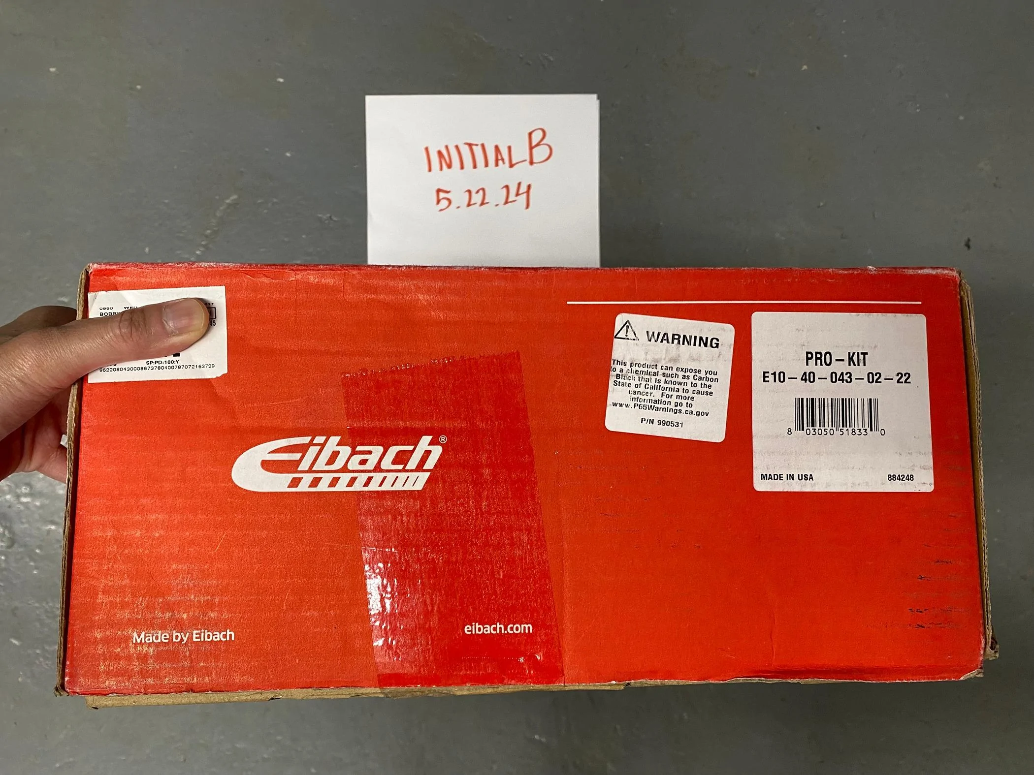 11th Gen Honda Civic 11th Civic Si Eibach PRO-KIT lowering springs (new) IMG_4783