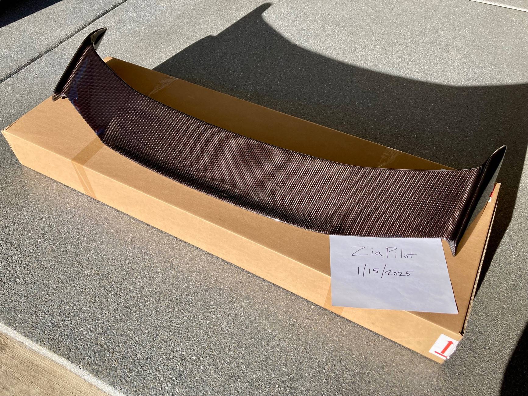 11th Gen Honda Civic OEM FL5 Carbon Fiber Wing Spoiler IMG_5037