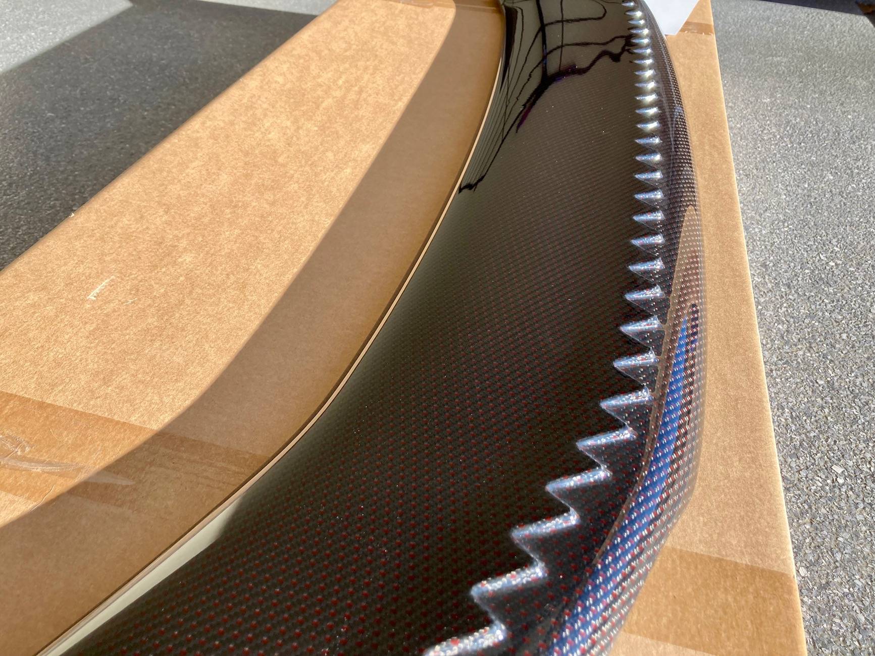 11th Gen Honda Civic OEM FL5 Carbon Fiber Wing Spoiler IMG_5041