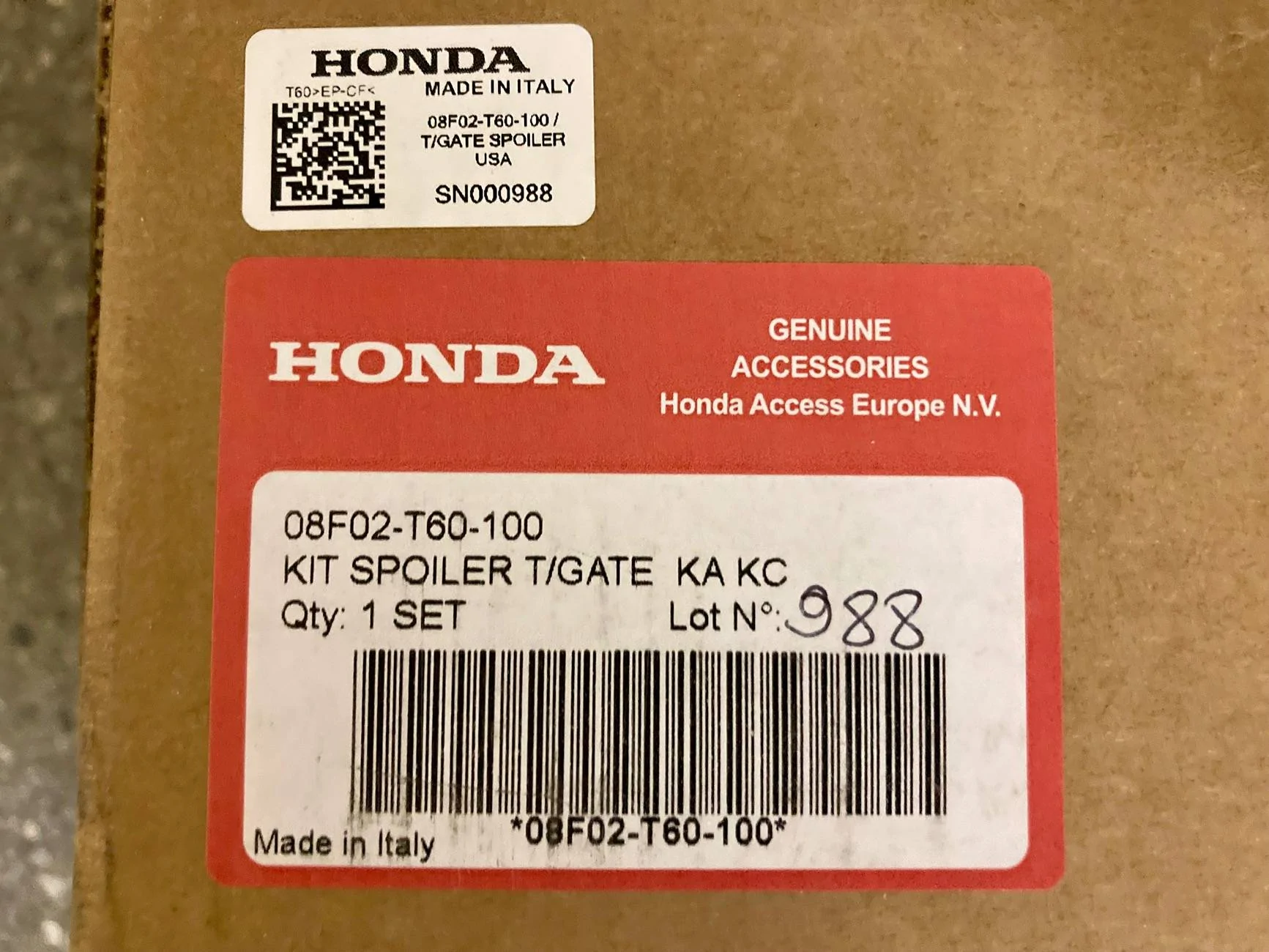 11th Gen Honda Civic OEM FL5 Carbon Fiber Wing Spoiler IMG_5043