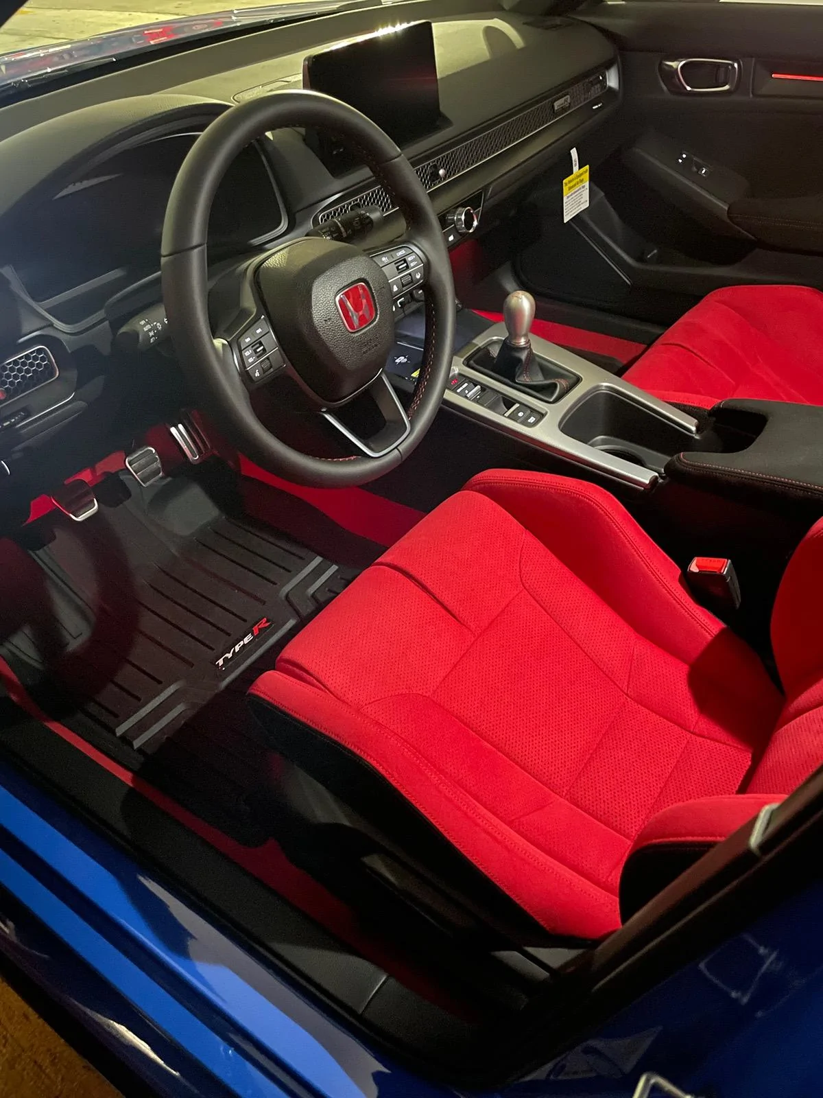 11th Gen Honda Civic Custom DIY WeatherTech Type R Floor Mats IMG_5058