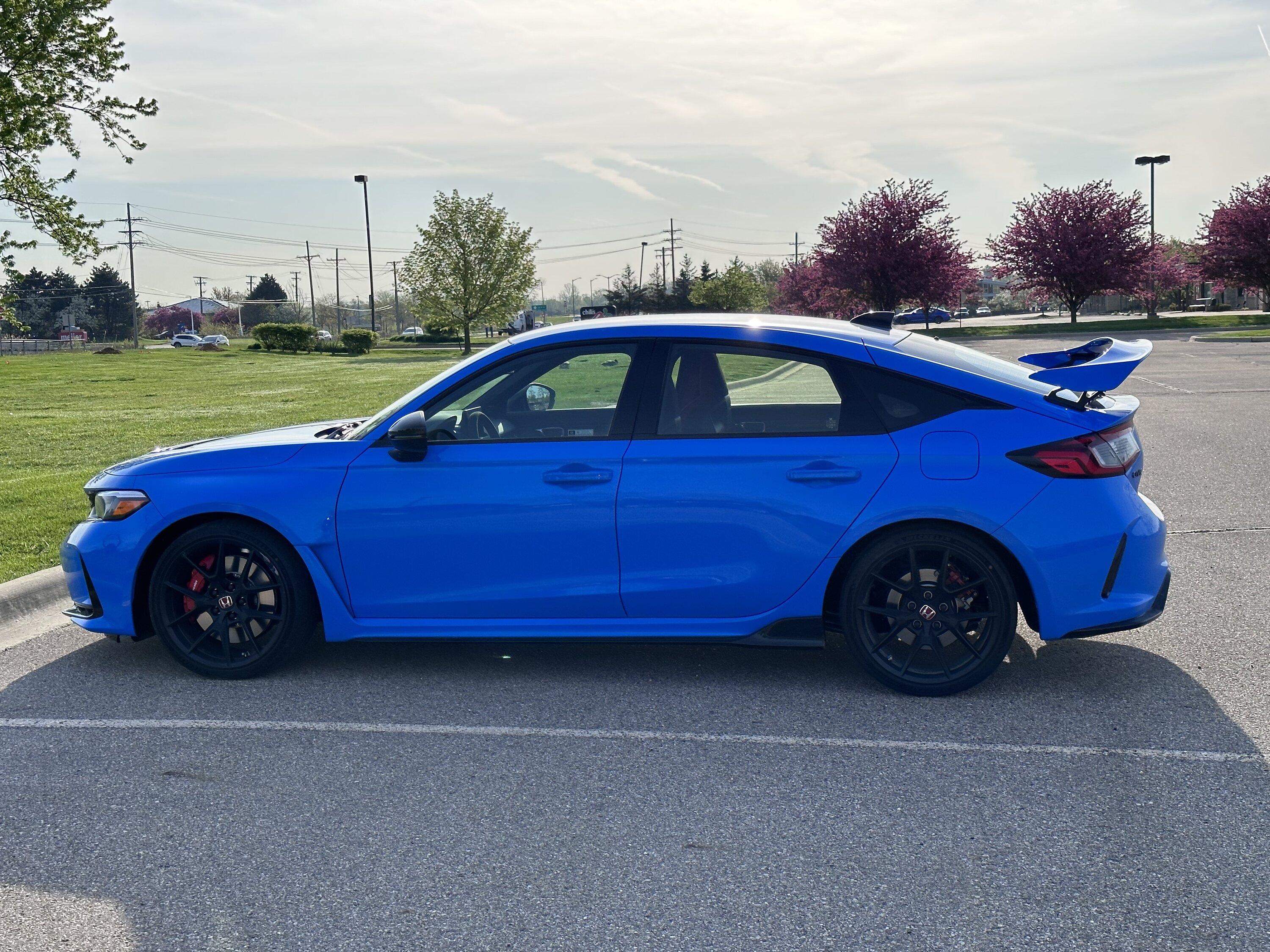 11th Gen Honda Civic FL5 Type R Spoiler Painted Boost Blue IMG_5814