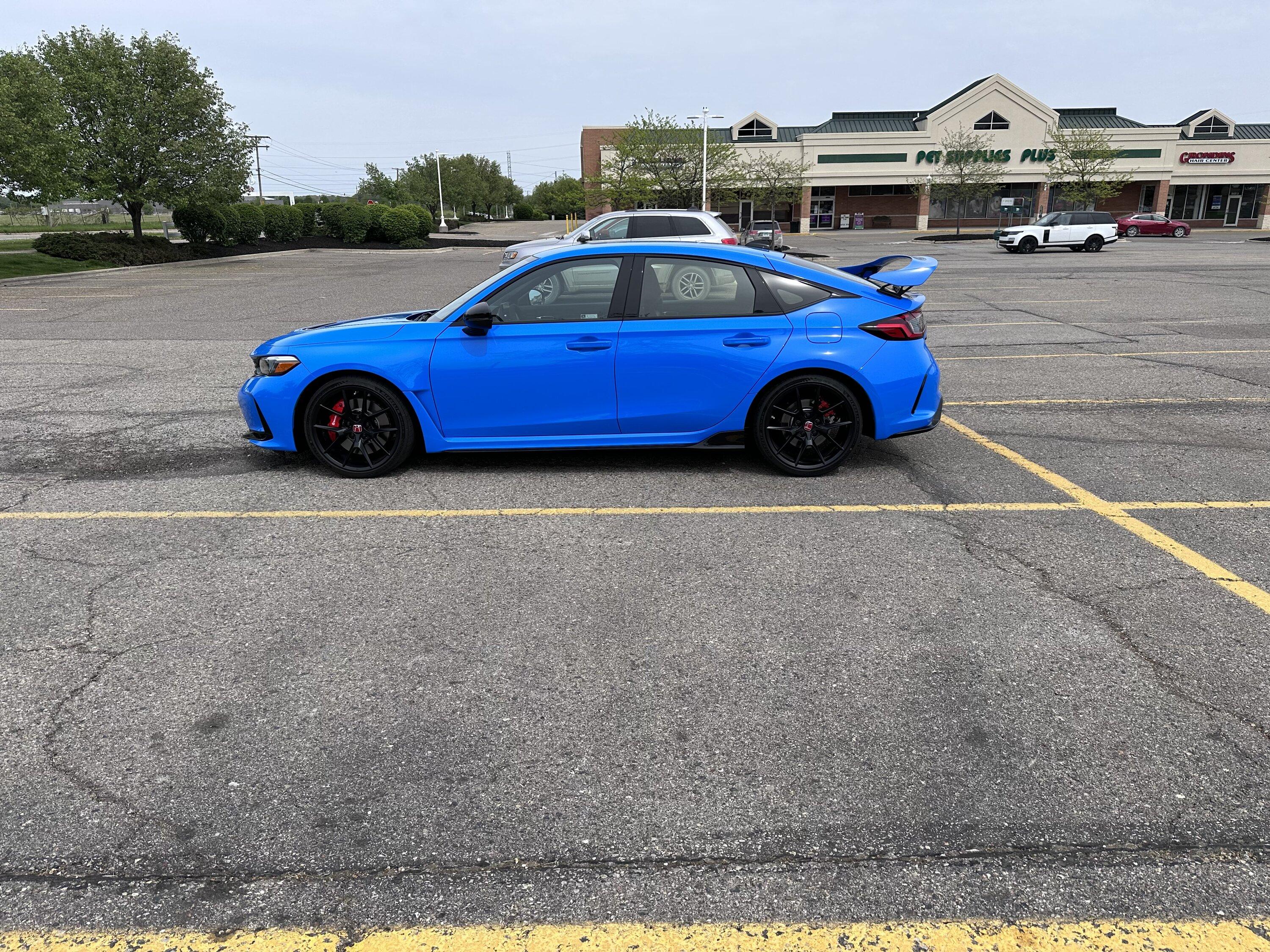 11th Gen Honda Civic FL5 Type R Spoiler Painted Boost Blue IMG_5875