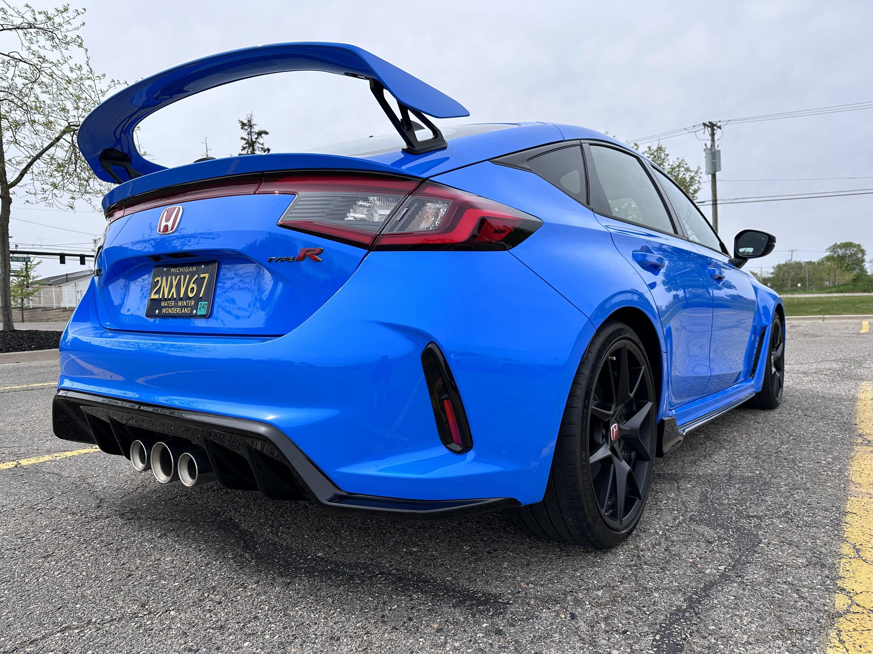 11th Gen Honda Civic FL5 Type R Spoiler Painted Boost Blue IMG_5878