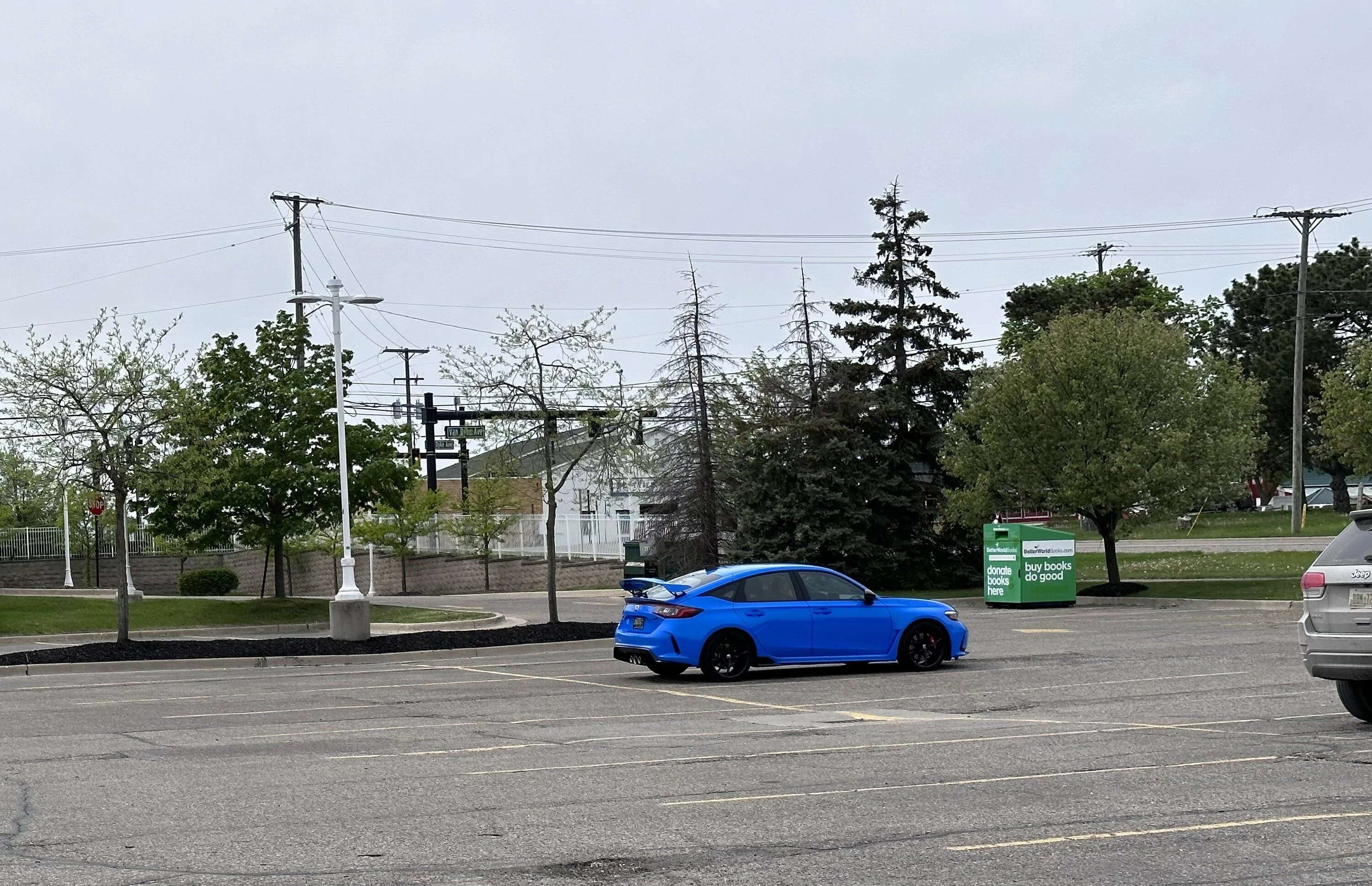 11th Gen Honda Civic FL5 Type R Spoiler Painted Boost Blue IMG_5884