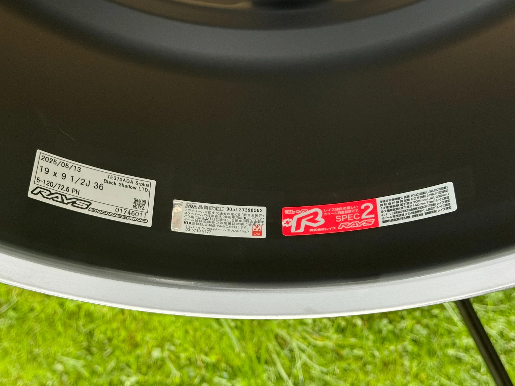 11th Gen Honda Civic Volk Racing TE37 19x9.5 ET36 5x120 Black Shadow LTD IMG_6207