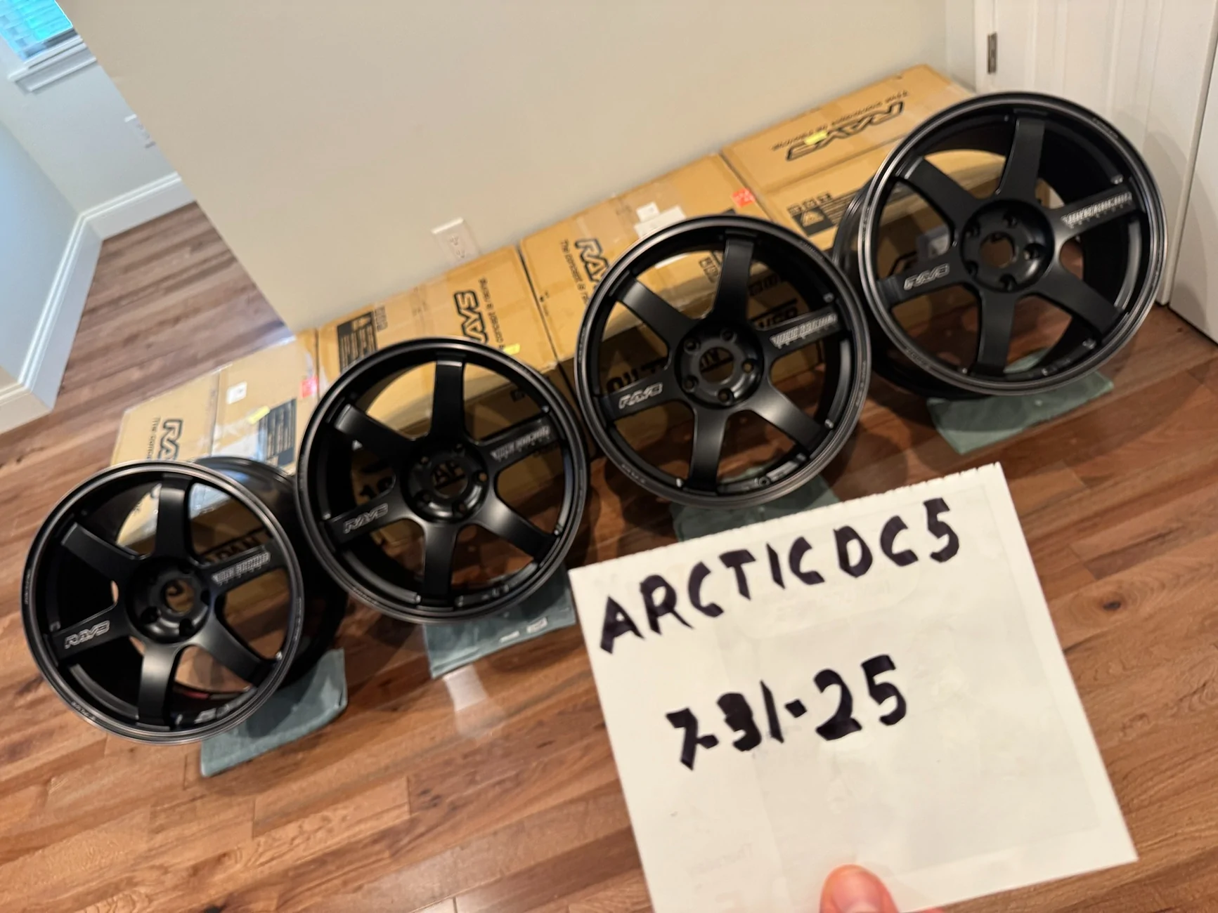 11th Gen Honda Civic Volk Racing TE37 19x9.5 ET36 5x120 Black Shadow LTD IMG_6218