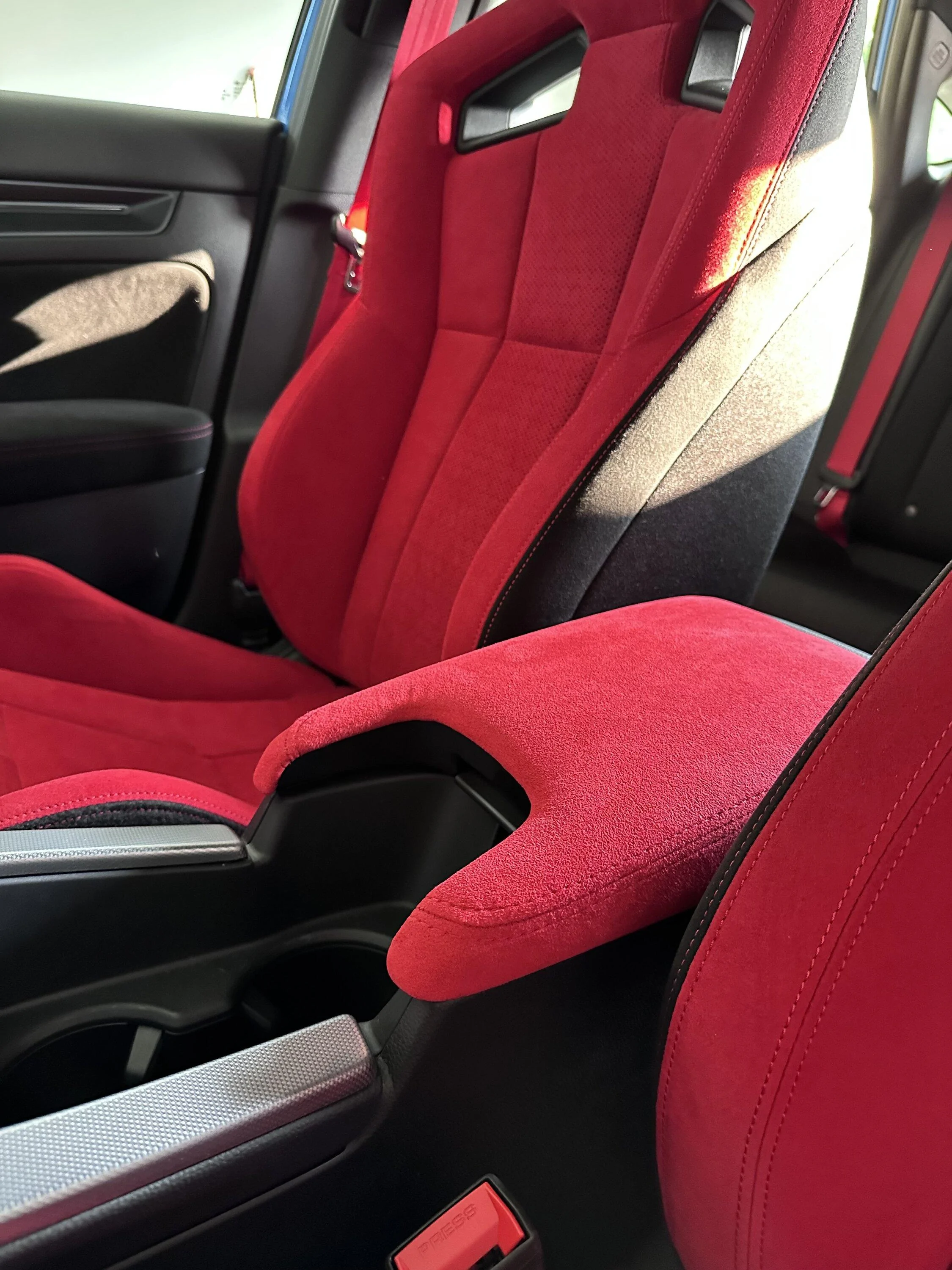 11th Gen Honda Civic Overland Designs Red Armrest & Shiftboot IMG_6410