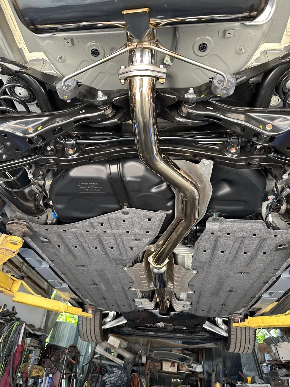 11th Gen Honda Civic Remark Sports Touring Q-Spec Triple Tip Catback for FL5 IMG_7087