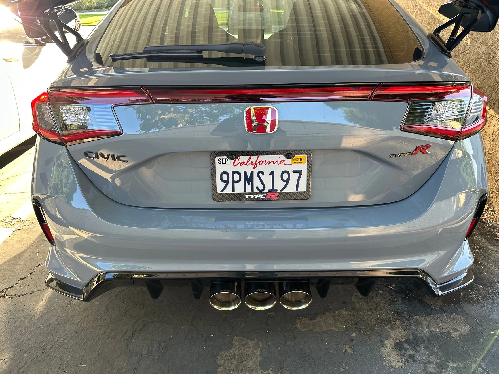 11th Gen Honda Civic Remark Sports Touring Q-Spec Triple Tip Catback for FL5 IMG_7091