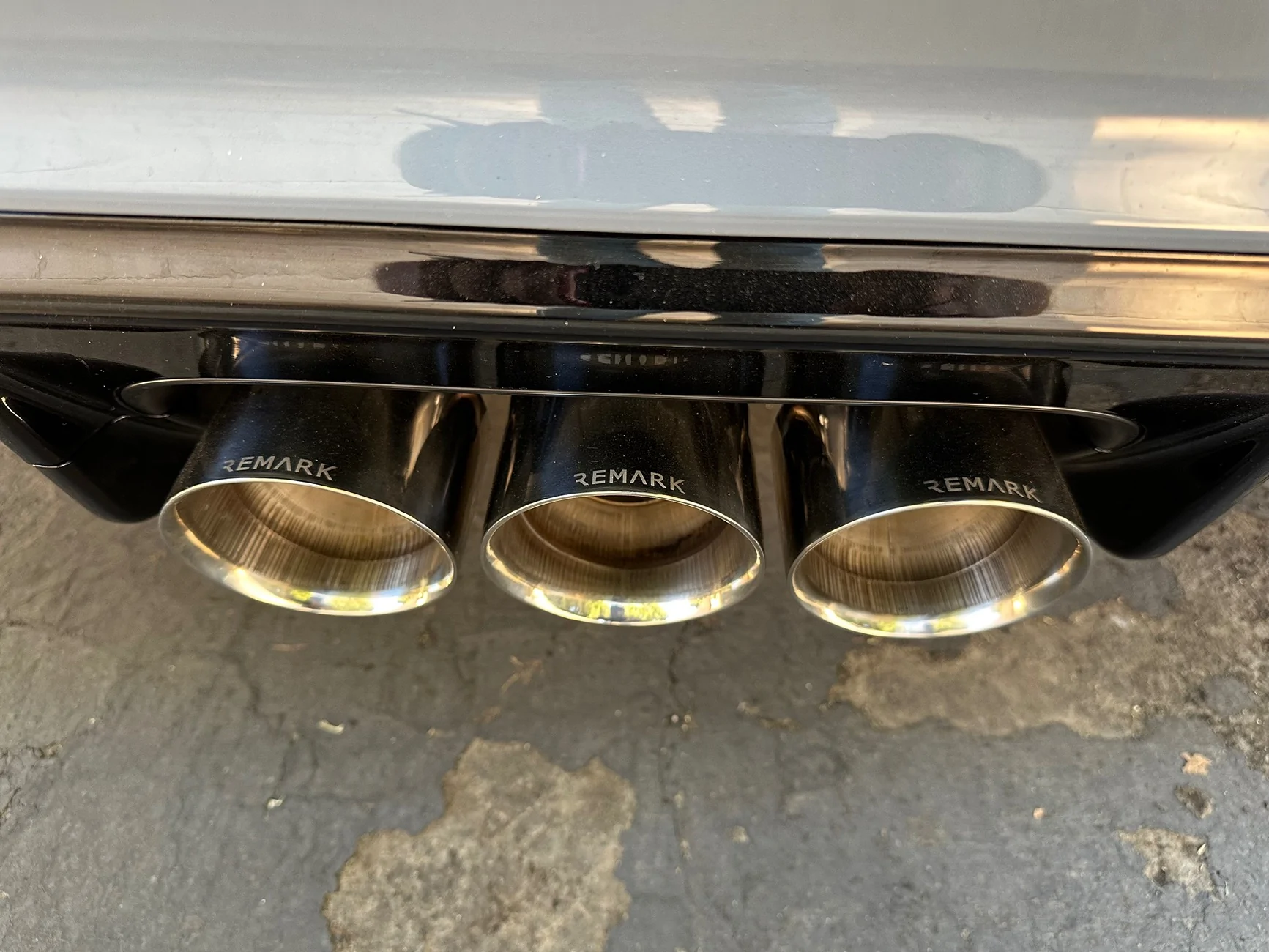 11th Gen Honda Civic Remark Sports Touring Q-Spec Triple Tip Catback for FL5 IMG_7093