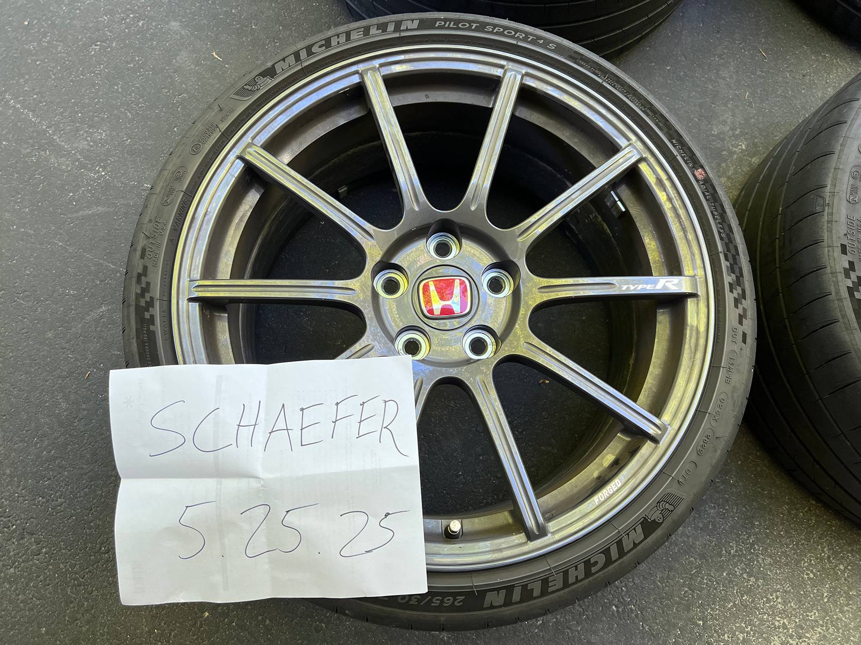 11th Gen Honda Civic SOLD: Honda OEM Forged 19" Wheels w/ Michelin Pilot Sport 4S IMG_7426