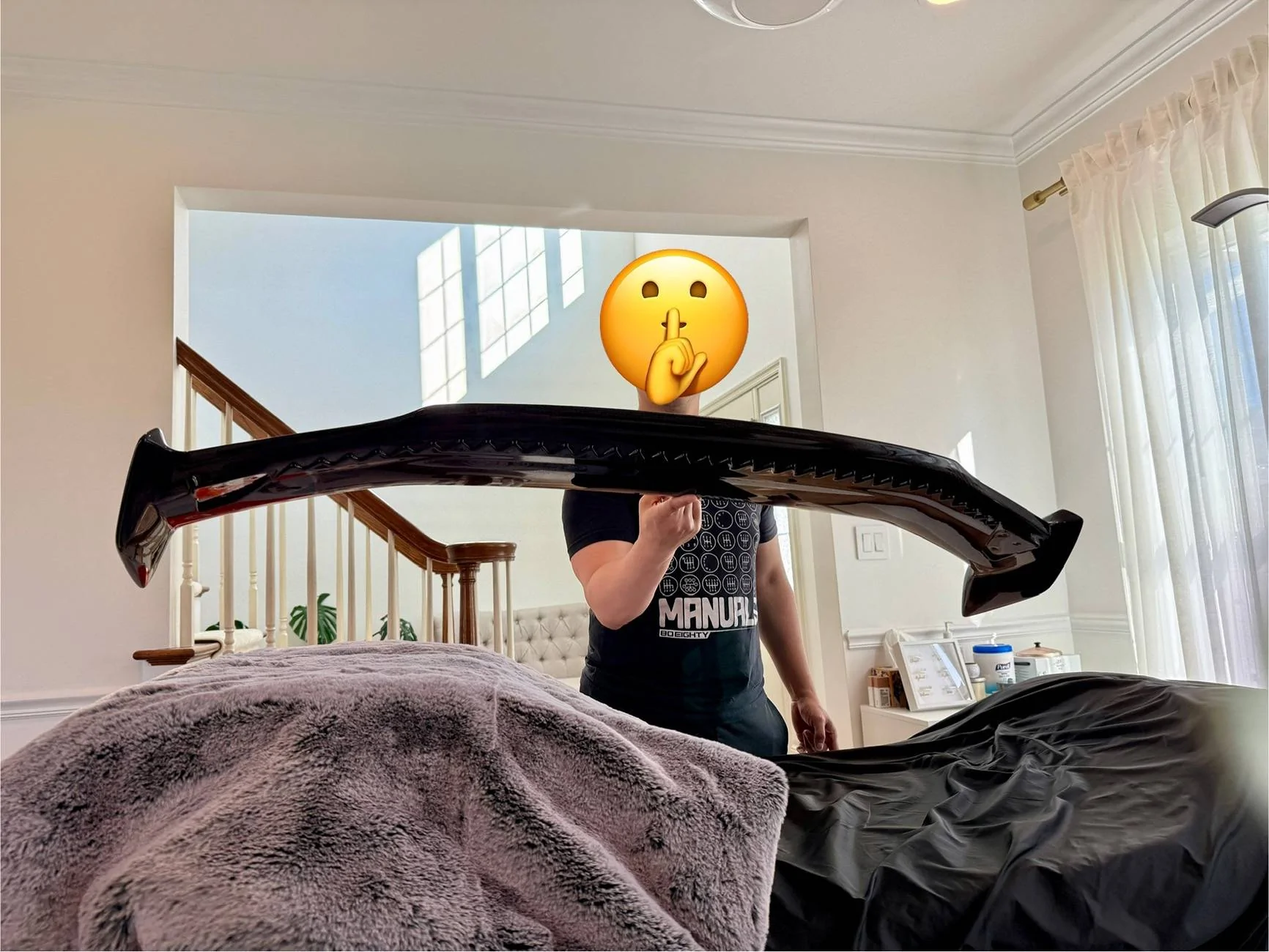 11th Gen Honda Civic OEM CF FL5 Rear Wing Part# 08F02-T60-100 IMG_7580