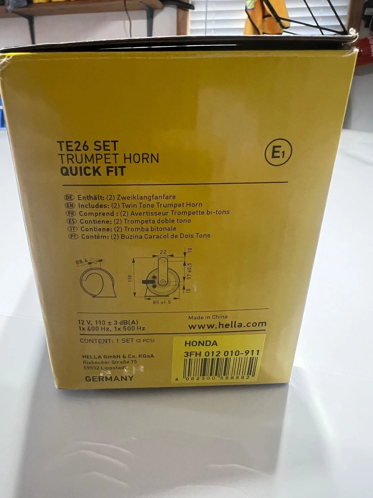 11th Gen Honda Civic New horns. IMG_7714