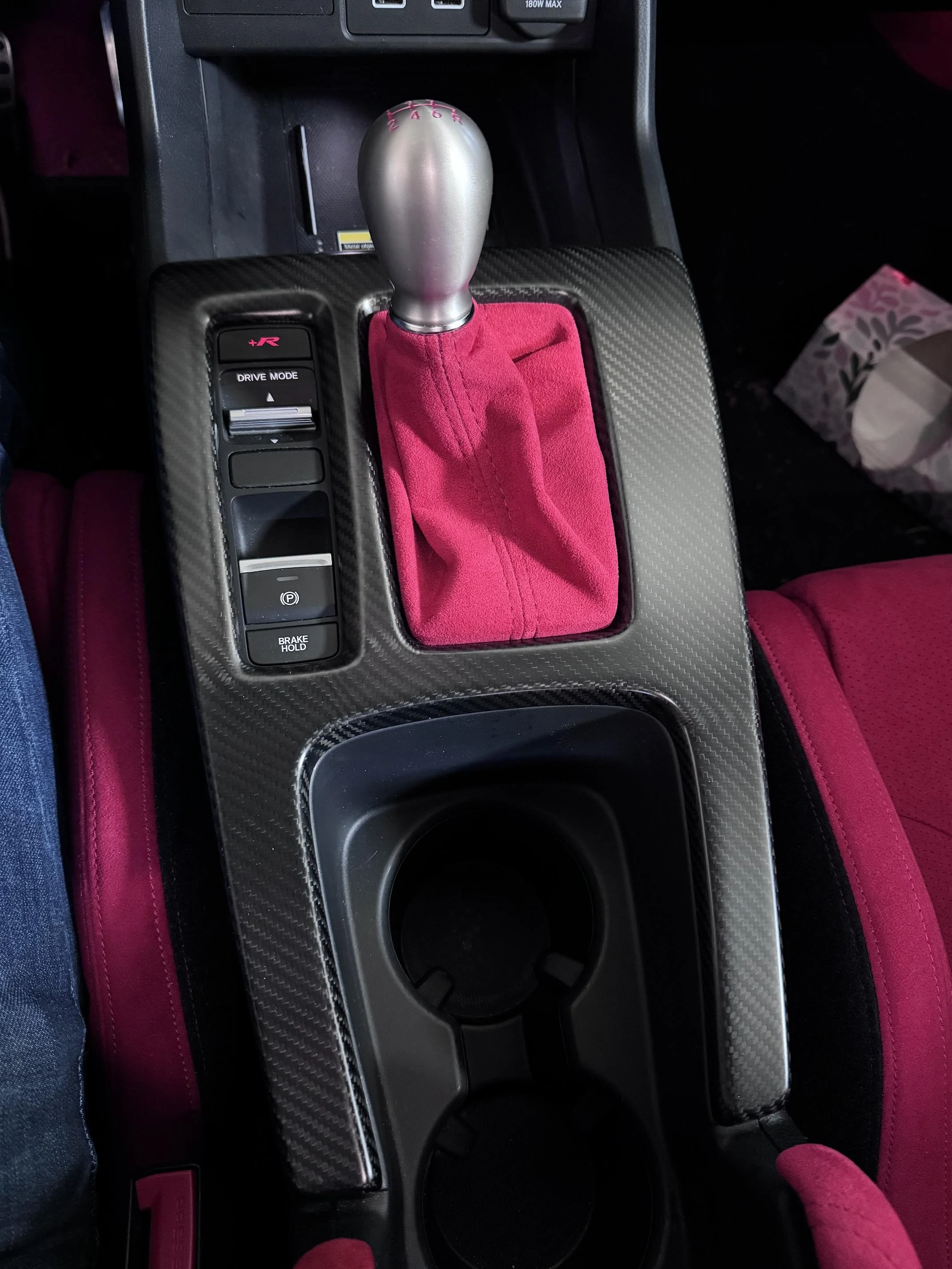 11th Gen Honda Civic JSWAN Real Carbon Fiber Center Console IMG_8102