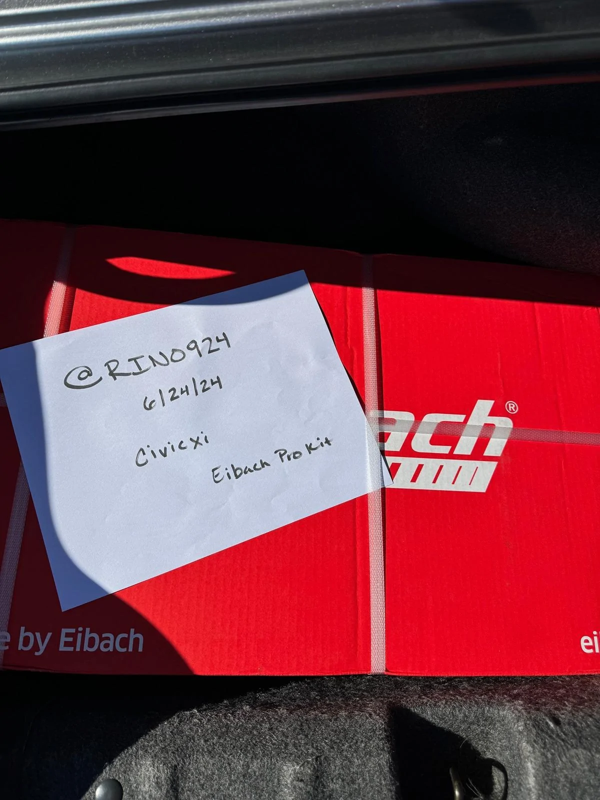 11th Gen Honda Civic Eibach Pro-Kit Lowering Springs For 22-24 Honda Civic Type R FL5 IMG_8763