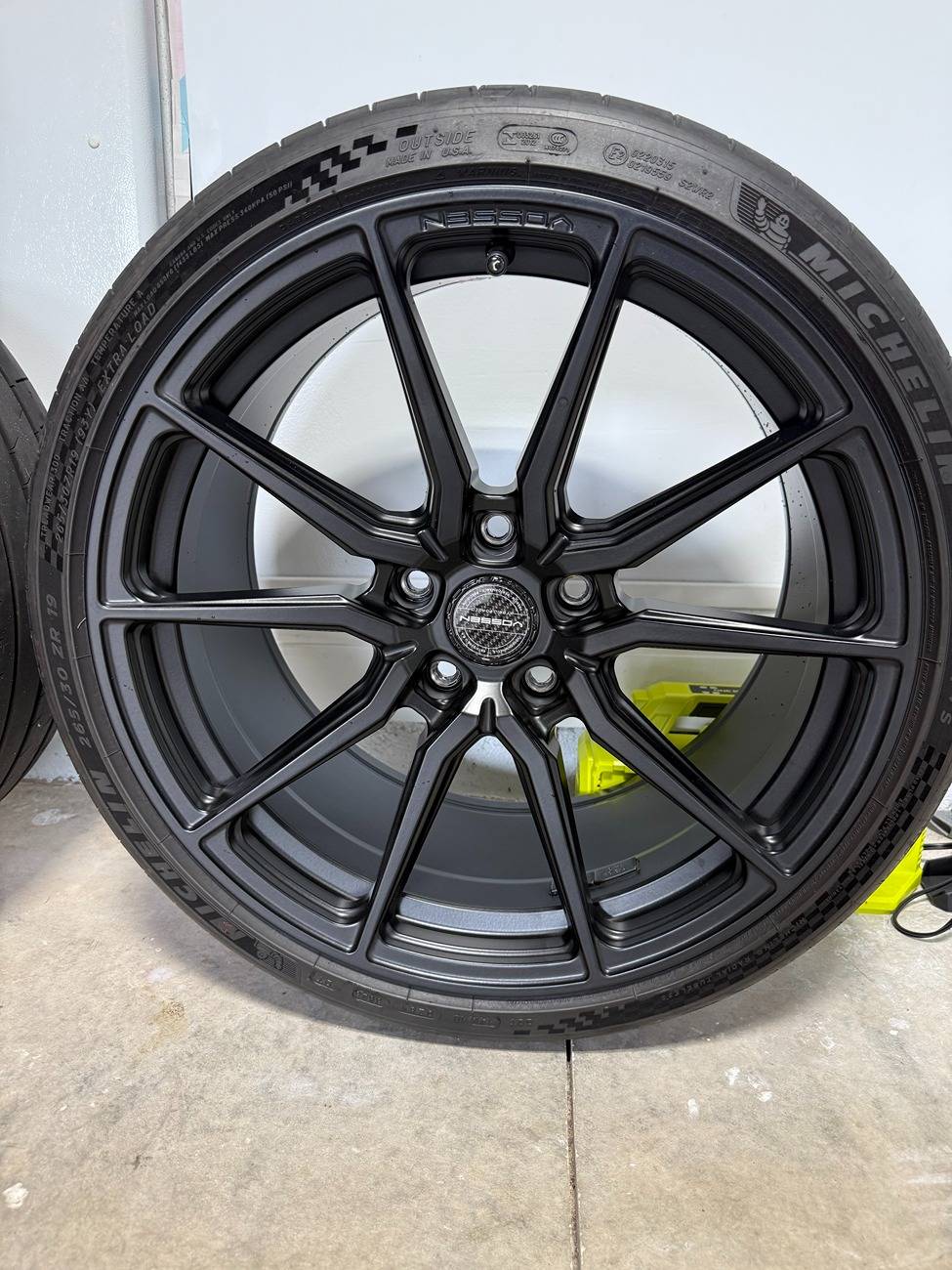 11th Gen Honda Civic WTT: Vossen HF3 19X9.5 +38 64.1cb Custom Satin Black Finish for OEM Forged 19s IMG_8967