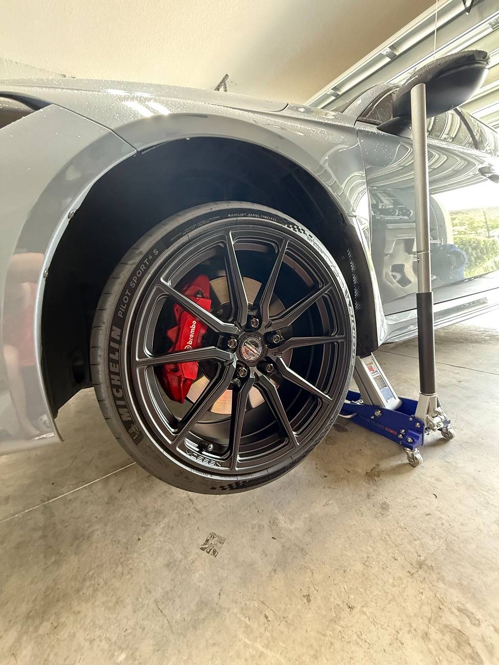 11th Gen Honda Civic WTT: Vossen HF3 19X9.5 +38 64.1cb Custom Satin Black Finish for OEM Forged 19s IMG_8970