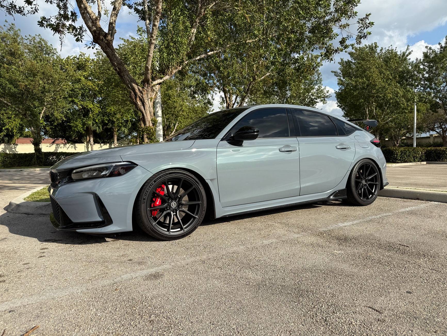 11th Gen Honda Civic WTT: Vossen HF3 19X9.5 +38 64.1cb Custom Satin Black Finish for OEM Forged 19s IMG_9113