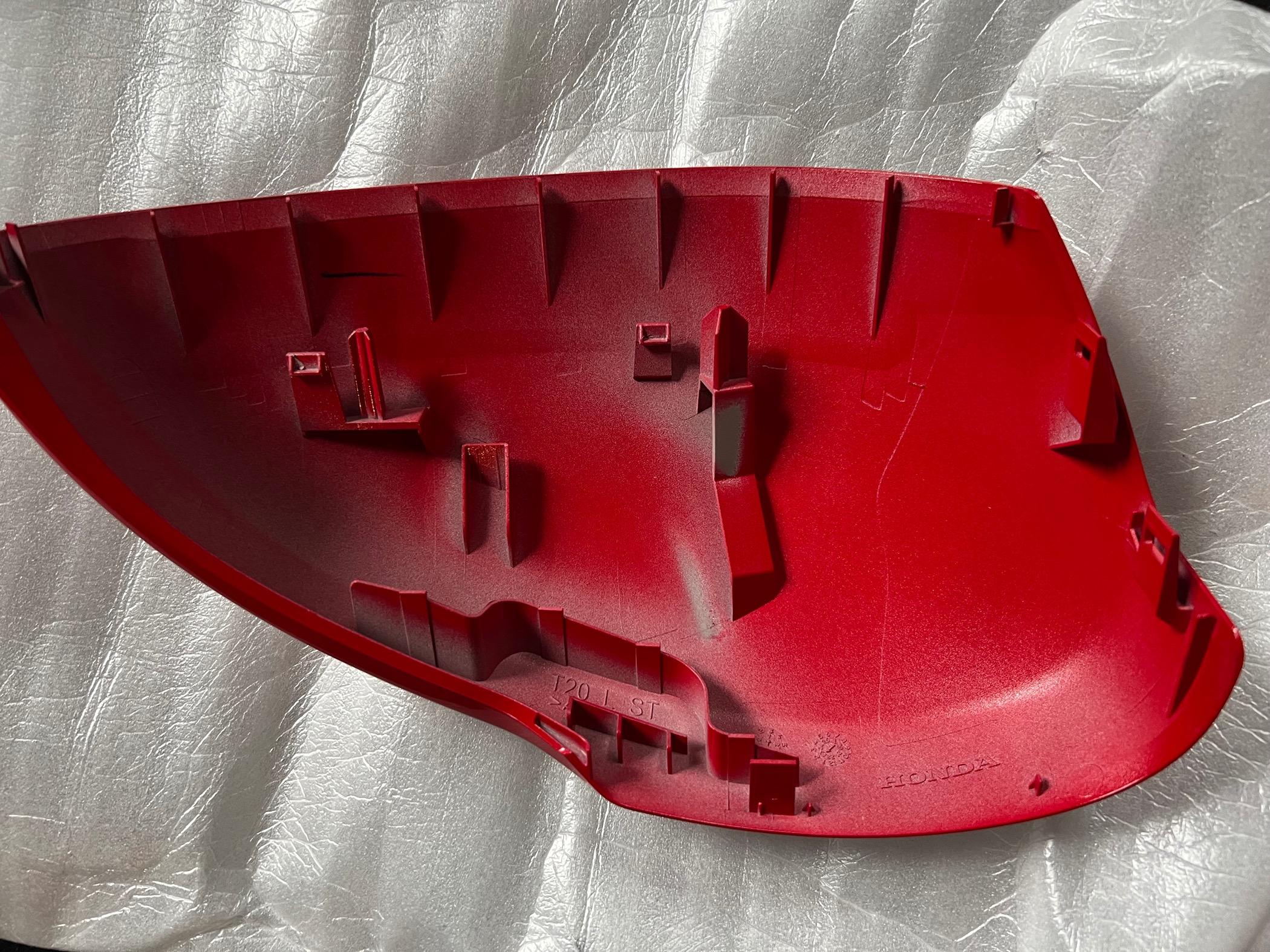 11th Gen Honda Civic FS Red Mirror Cover Set 08R06-T60-010 SOLD IMG_9181
