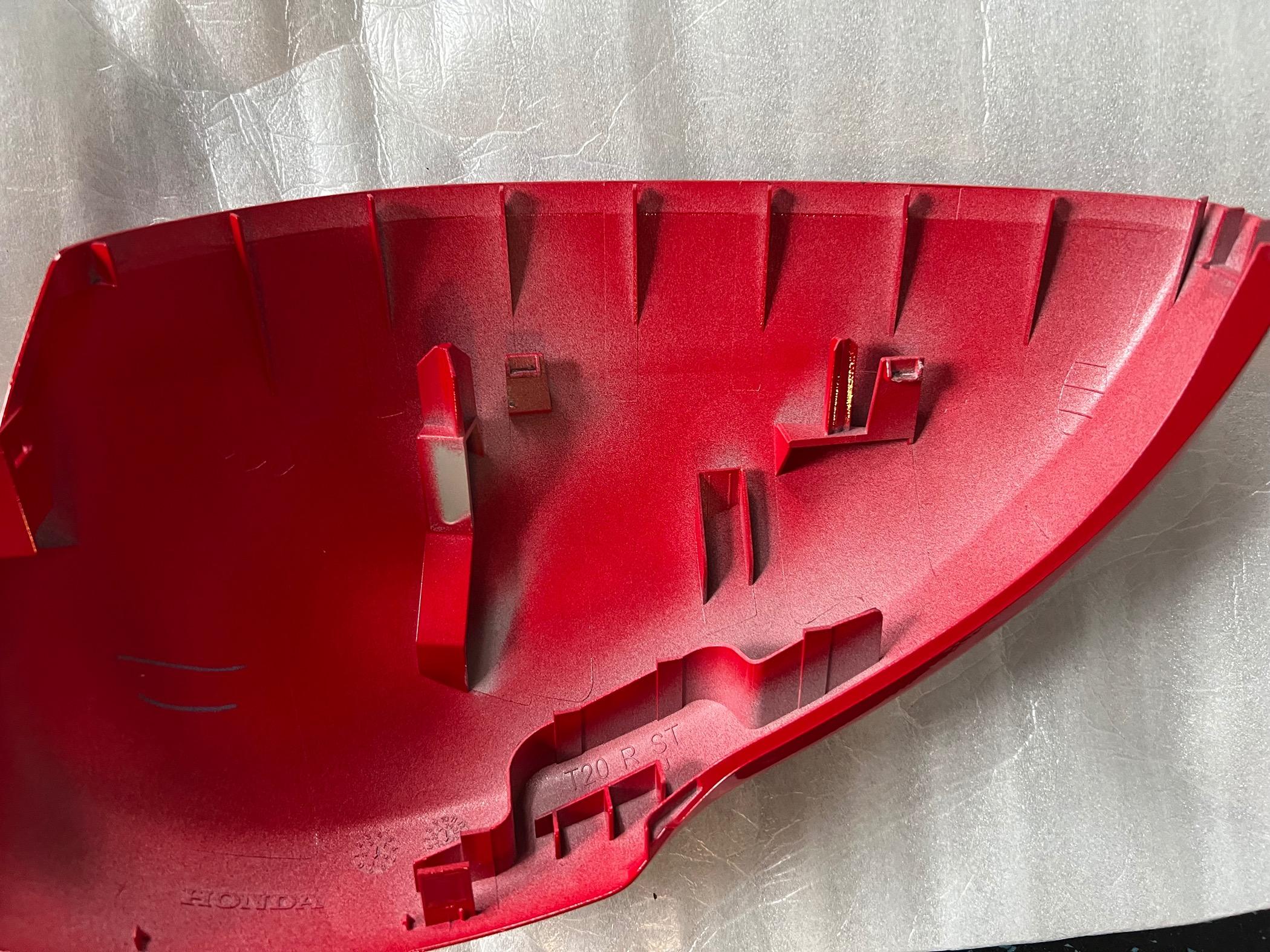 11th Gen Honda Civic FS Red Mirror Cover Set 08R06-T60-010 SOLD IMG_9182