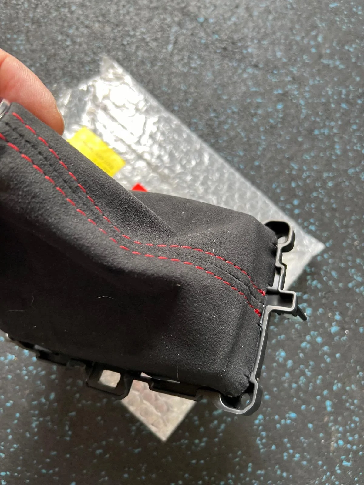 11th Gen Honda Civic Overland Designs Alcantara Shift Boot Assembly SOLD IMG_9215
