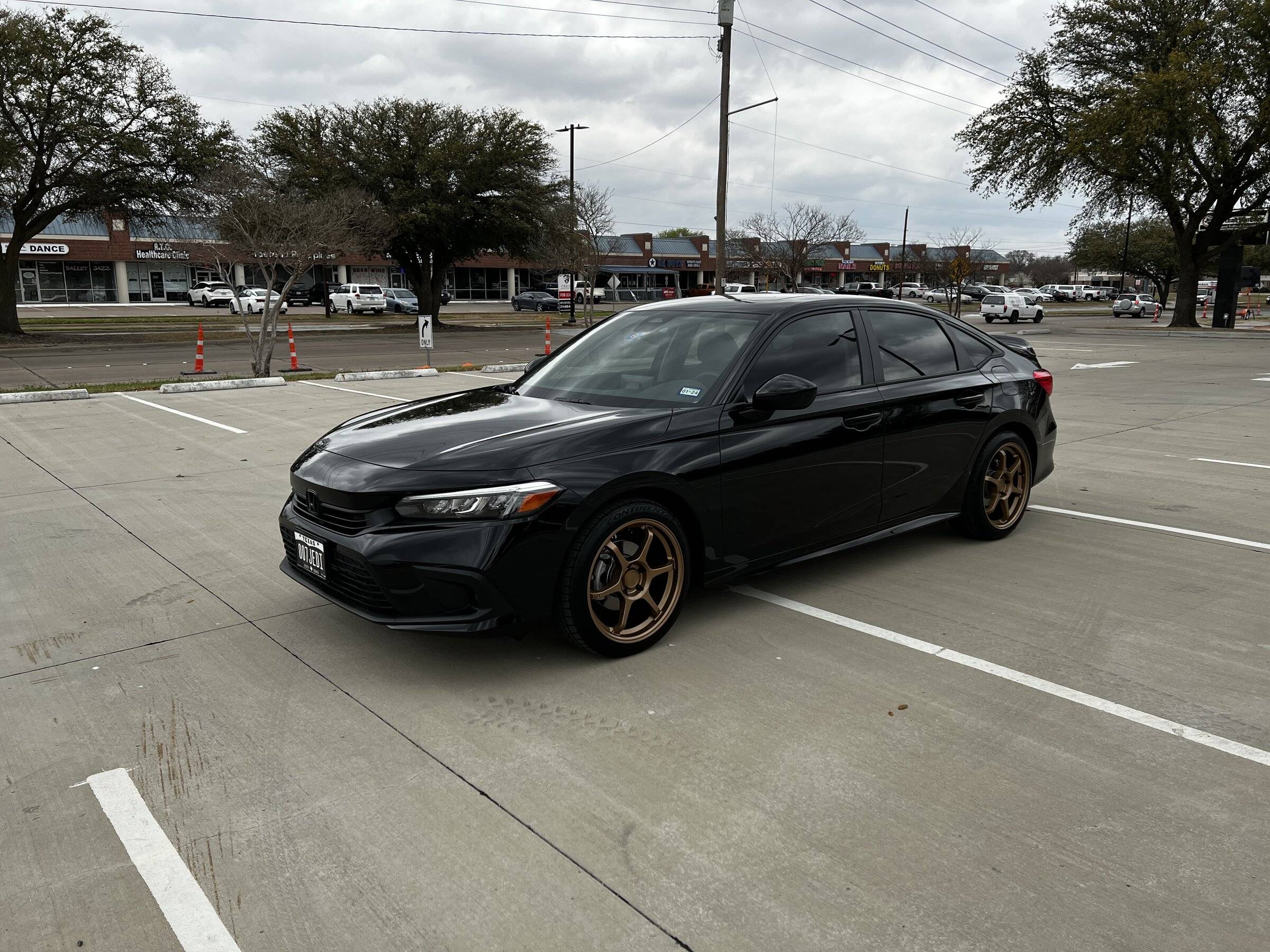 11th Gen Honda Civic 2022 Crystal Black Pearl Civic EX mods so far IMG_9800