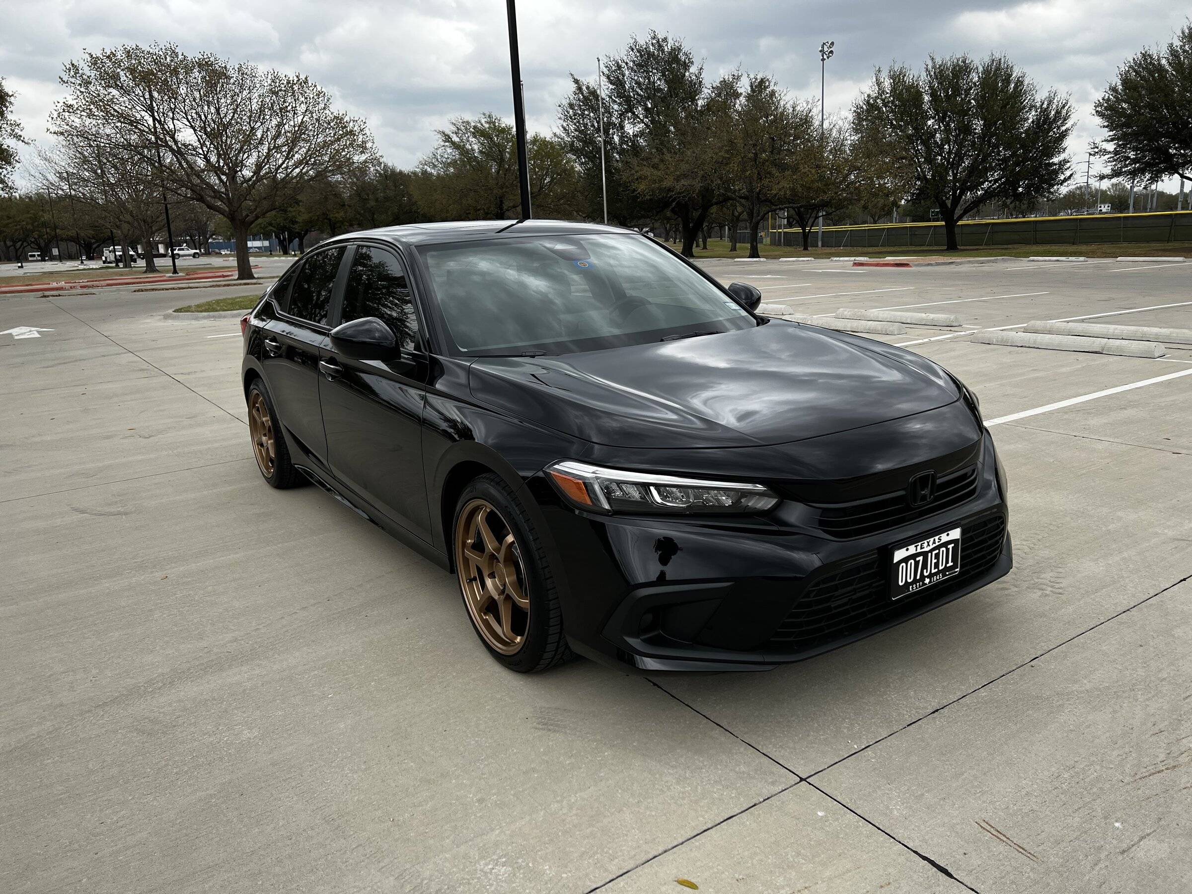 11th Gen Honda Civic 2022 Crystal Black Pearl Civic EX mods so far IMG_9803