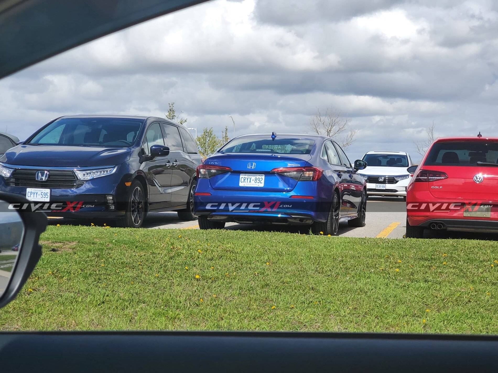 11th Gen Honda Civic Official AEGEAN BLUE 2022+ 11th Gen Civic & Si Thread ivic-sedan-aegean-blue-honda-hq-parking-lot-2-jpe