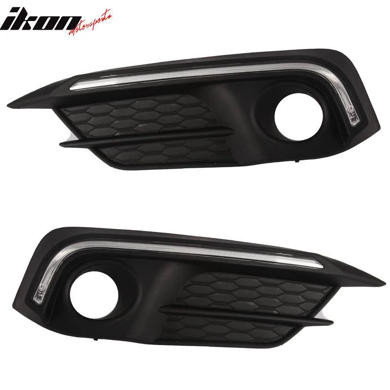 11th Gen Honda Civic 16-17 Civic 10th Gen Sedan and Coupe - Fog Lamp Cover with Turn Signal (ABS) - LHFC-HC164 LHFL-HC164-3