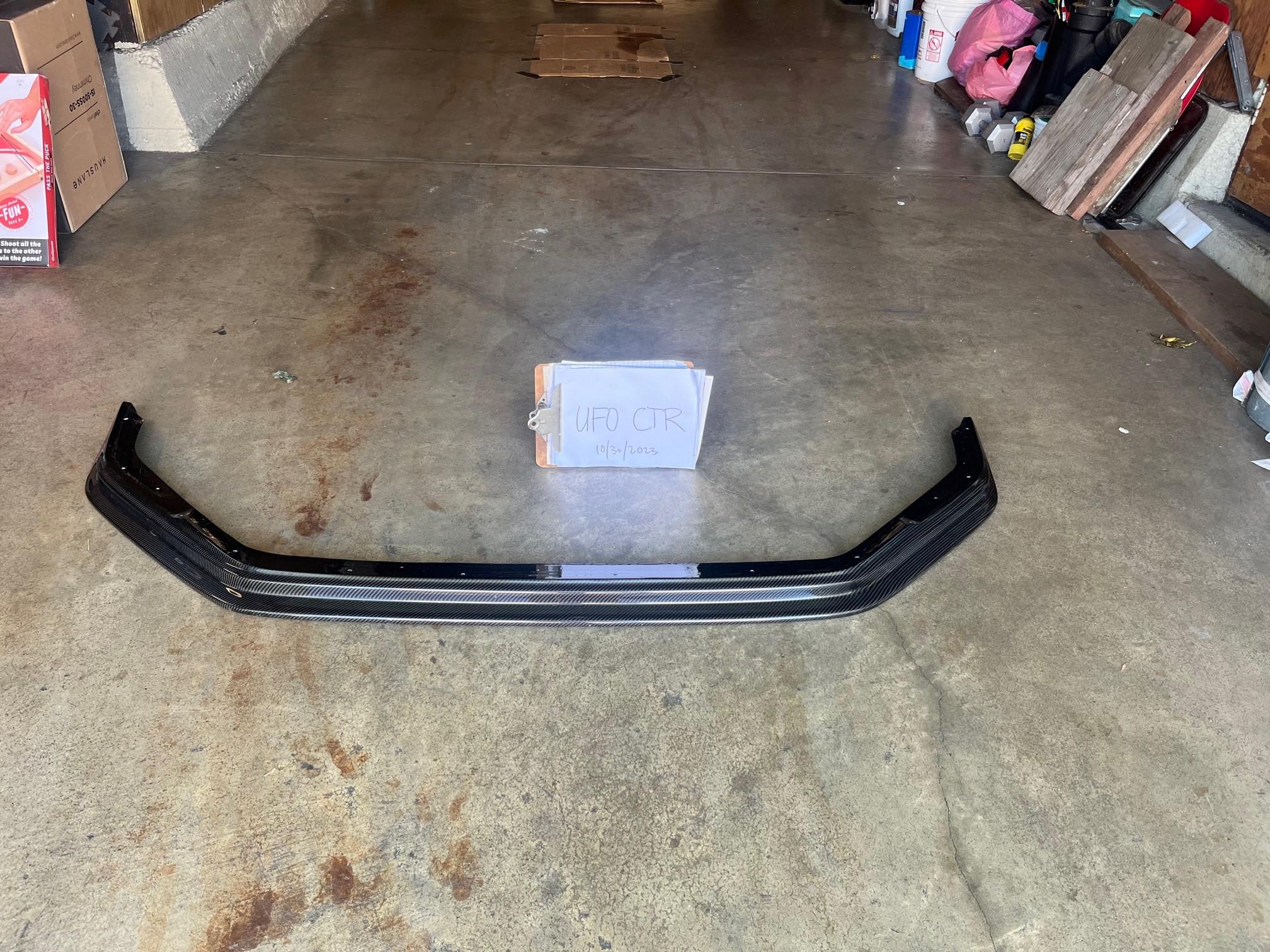 11th Gen Honda Civic White Wheels, Carbon Lip & Honda Red Carbon Wing lip9