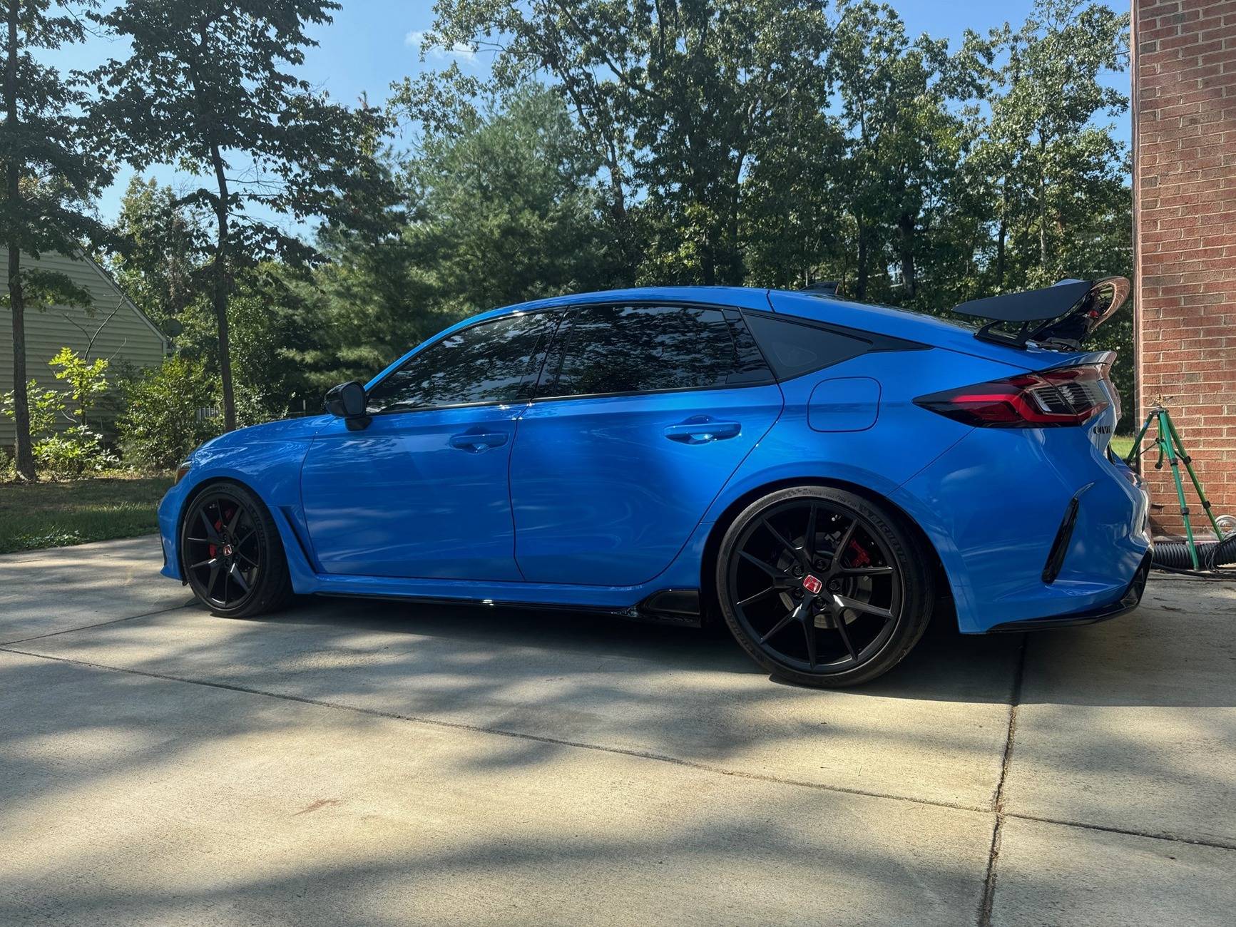 11th Gen Honda Civic Spoon Sports Springs Installed on FL5 w/ 25mm R + 20mm F Spacers lowered revised 1
