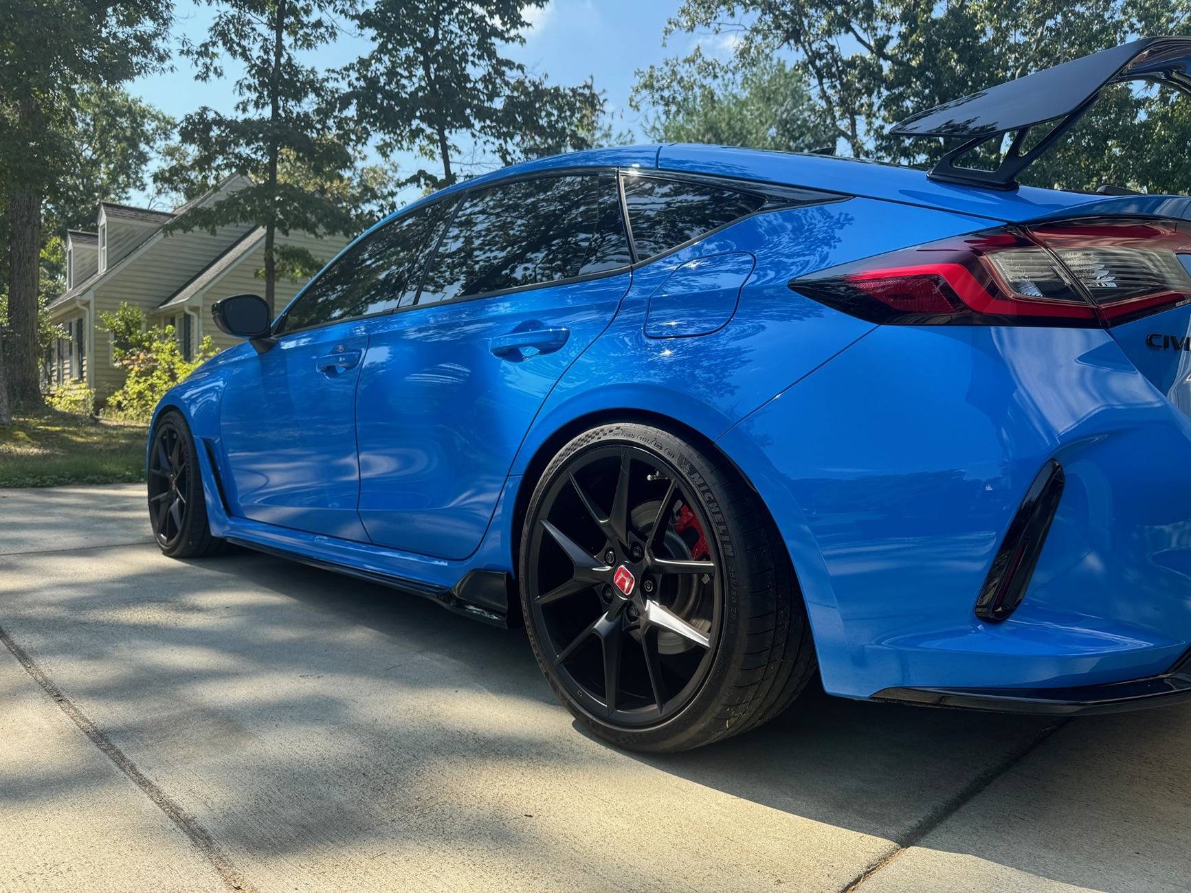 11th Gen Honda Civic Spoon Sports Springs Installed on FL5 w/ 25mm R + 20mm F Spacers lowered revised 2