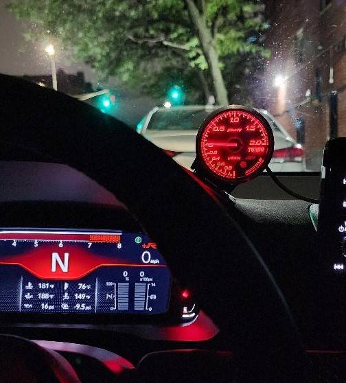 11th Gen Honda Civic What did you do to your FL5 today? meter 1